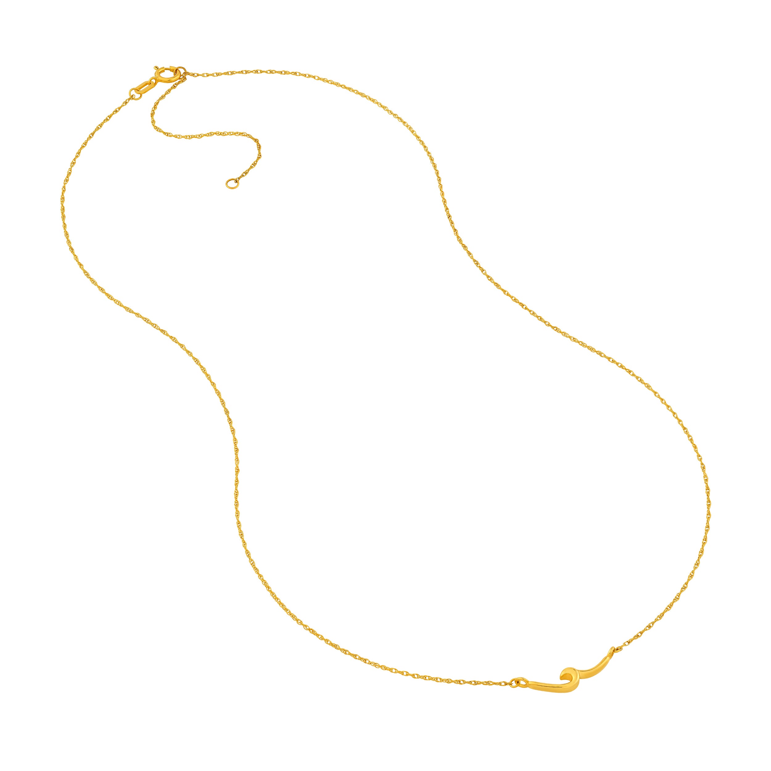 14K Yellow Gold So You Ocean Wave Necklace Birmingham Jewelry Necklace Birmingham Jewelry 