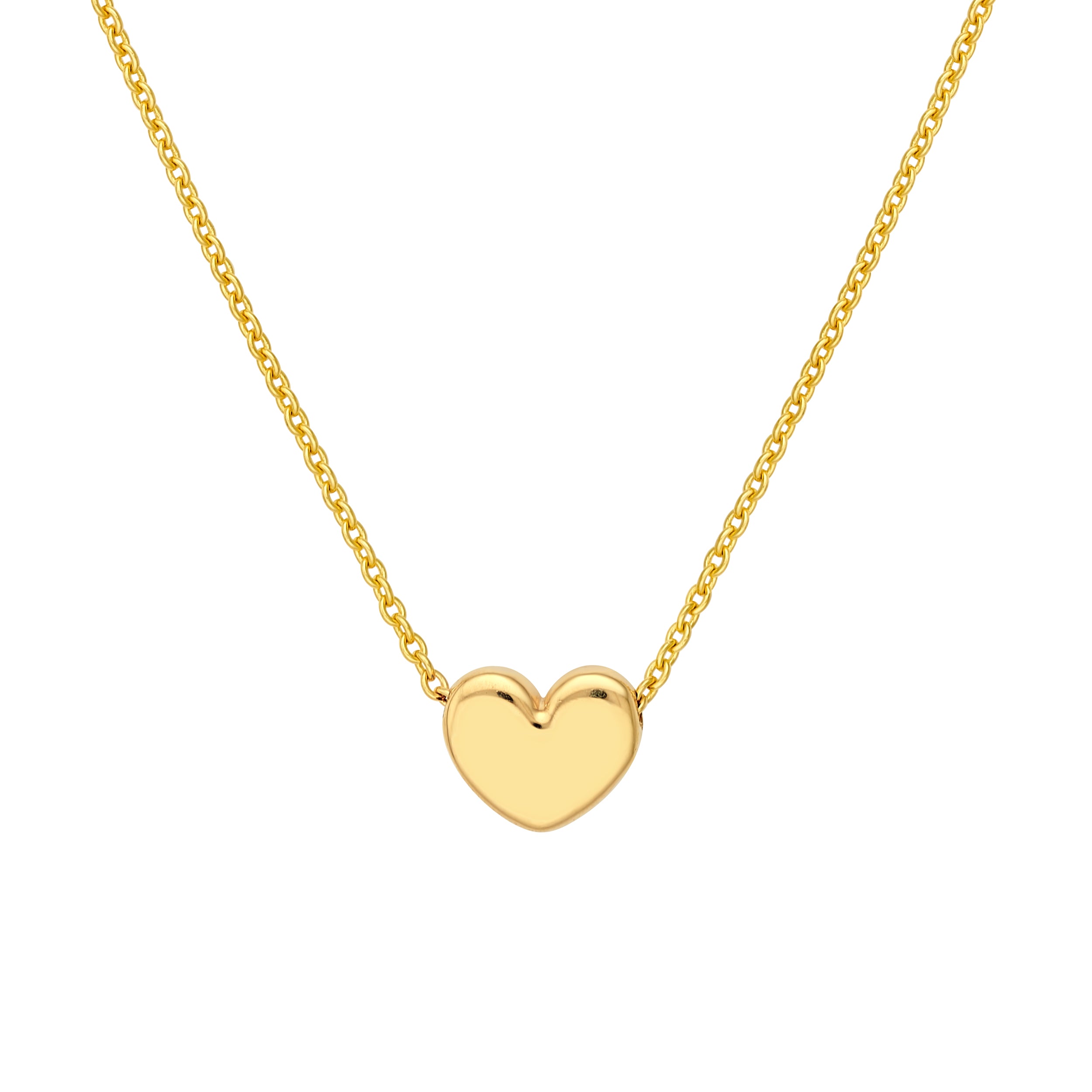 14K Yellow Gold Heart Necklace Birmingham Jewelry Necklace Birmingham Jewelry 
