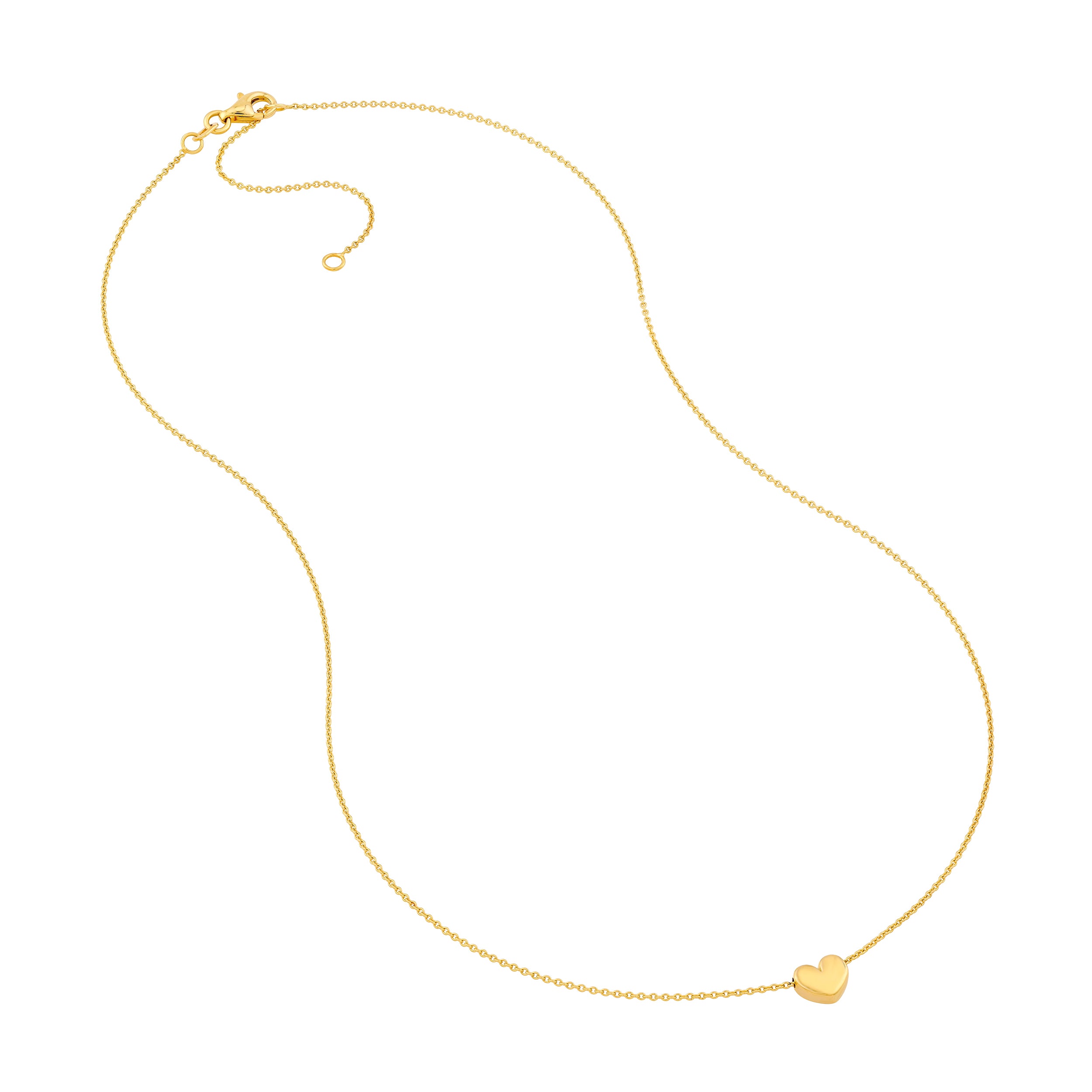 14K Yellow Gold Heart Necklace Birmingham Jewelry Necklace Birmingham Jewelry 