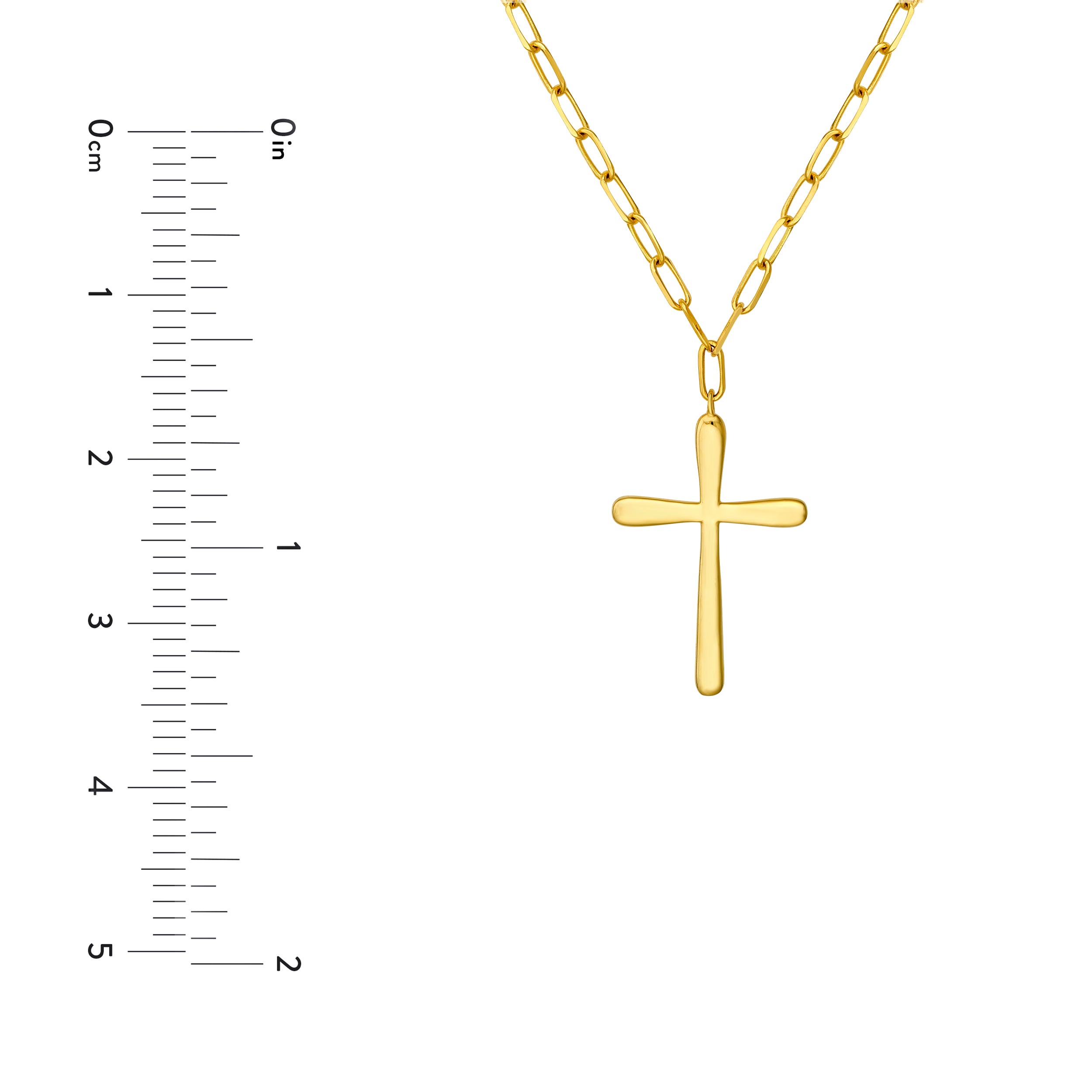 14K Yellow Gold Cross Necklace Birmingham Jewelry Necklace Birmingham Jewelry 