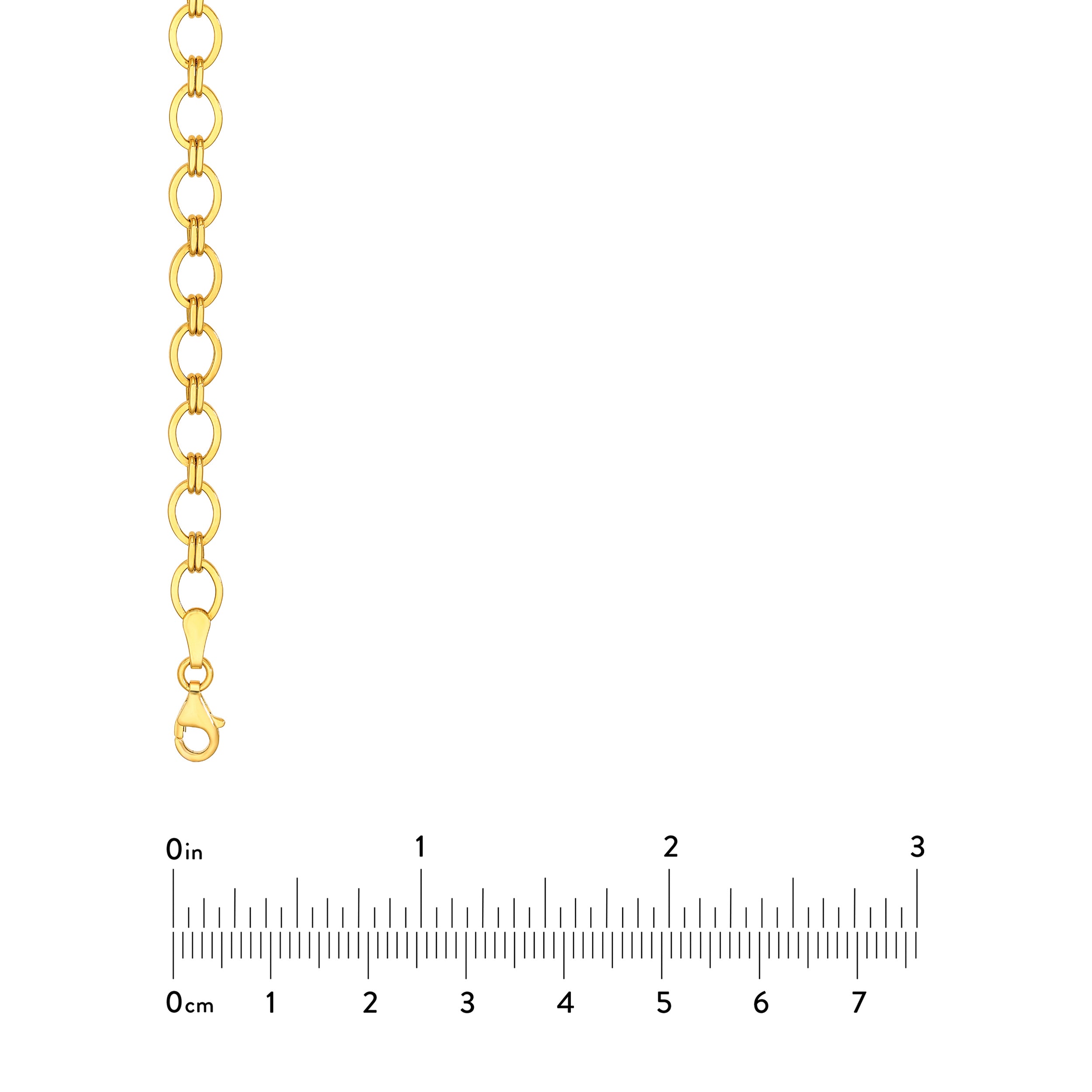 14K Yellow Gold Oval Link 1+1 Chain Birmingham Jewelry Chain Birmingham Jewelry 