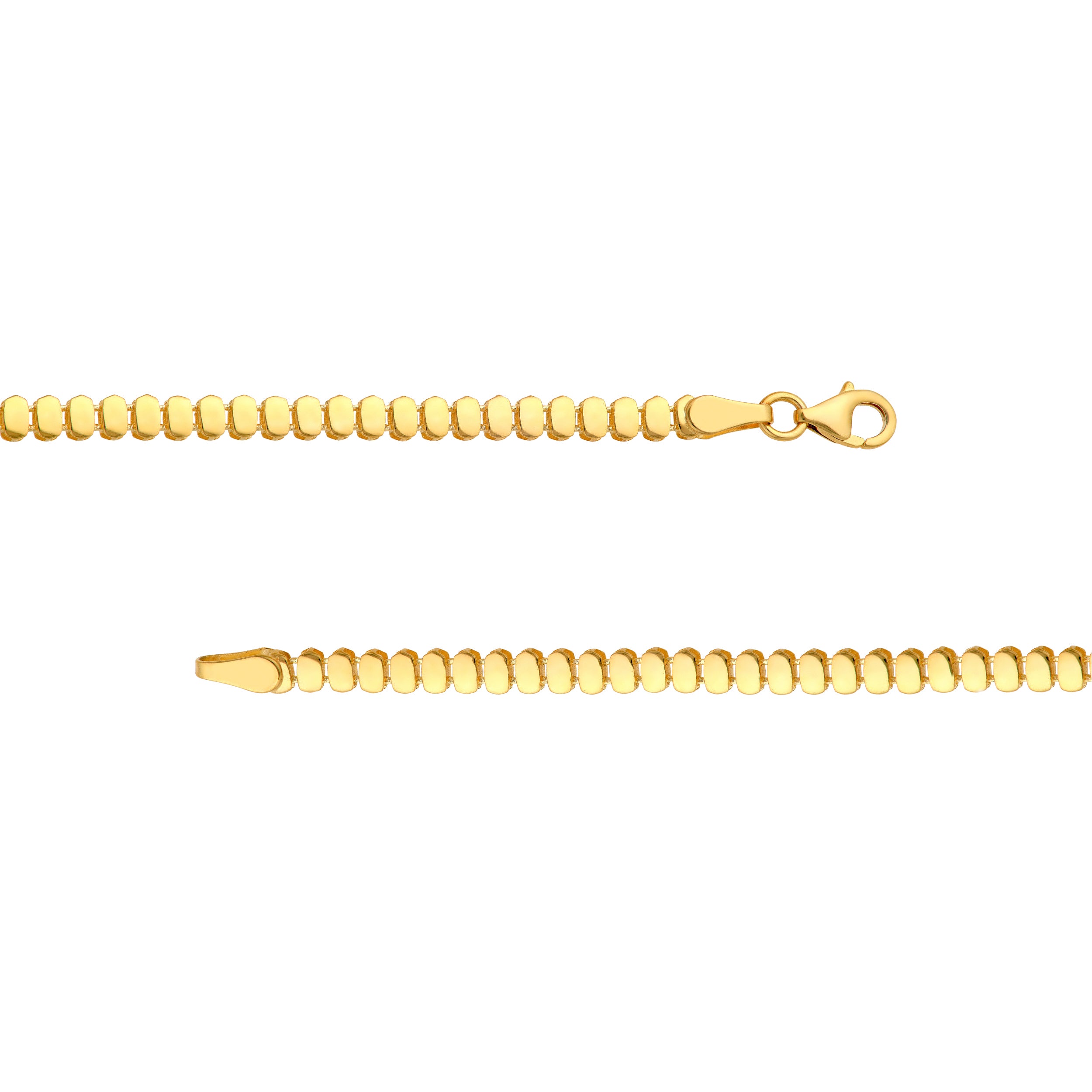 14K Yellow Gold 2.90mm Oval Link Chain