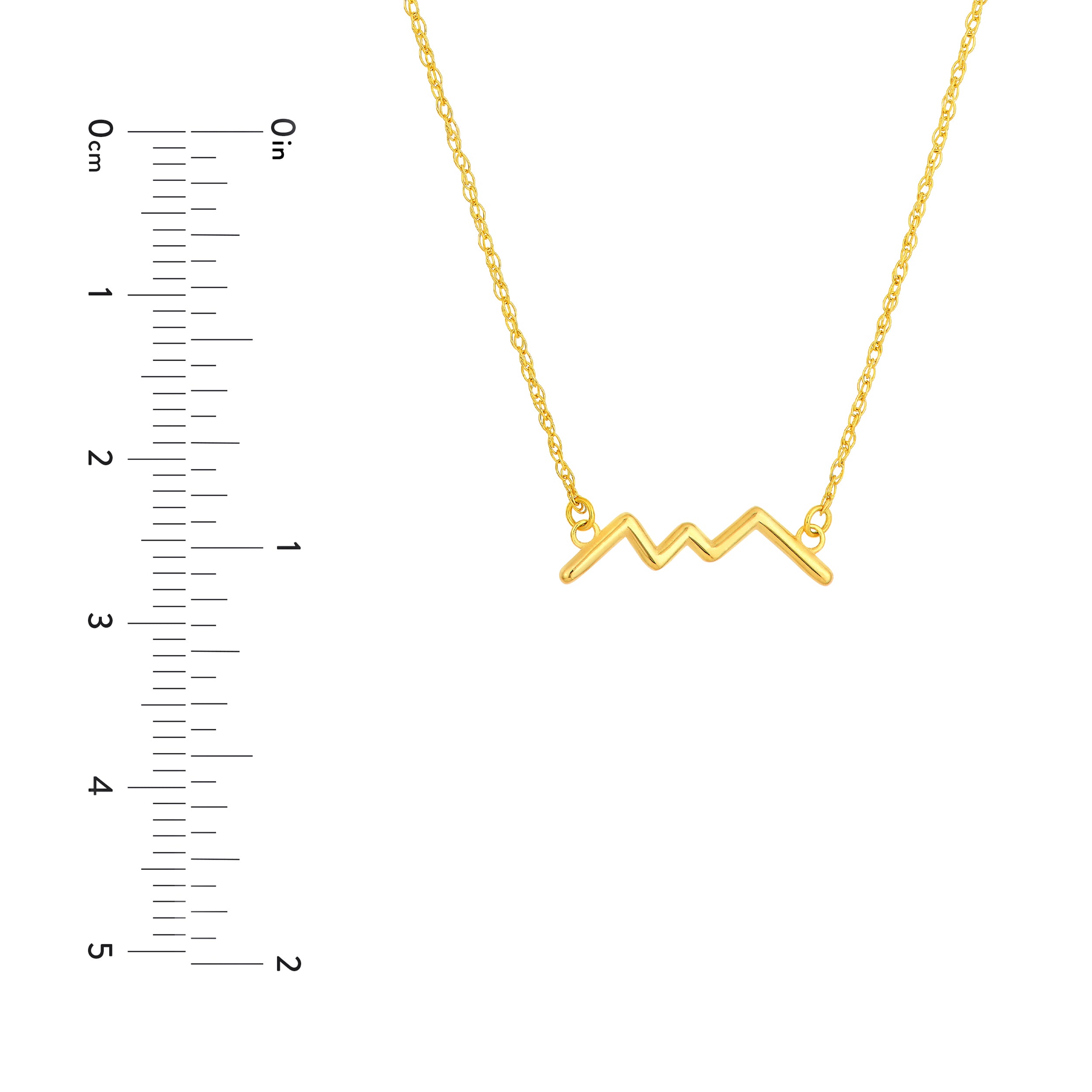 14K Yellow Gold So You Mountain Necklace Birmingham Jewelry Necklace Birmingham Jewelry 