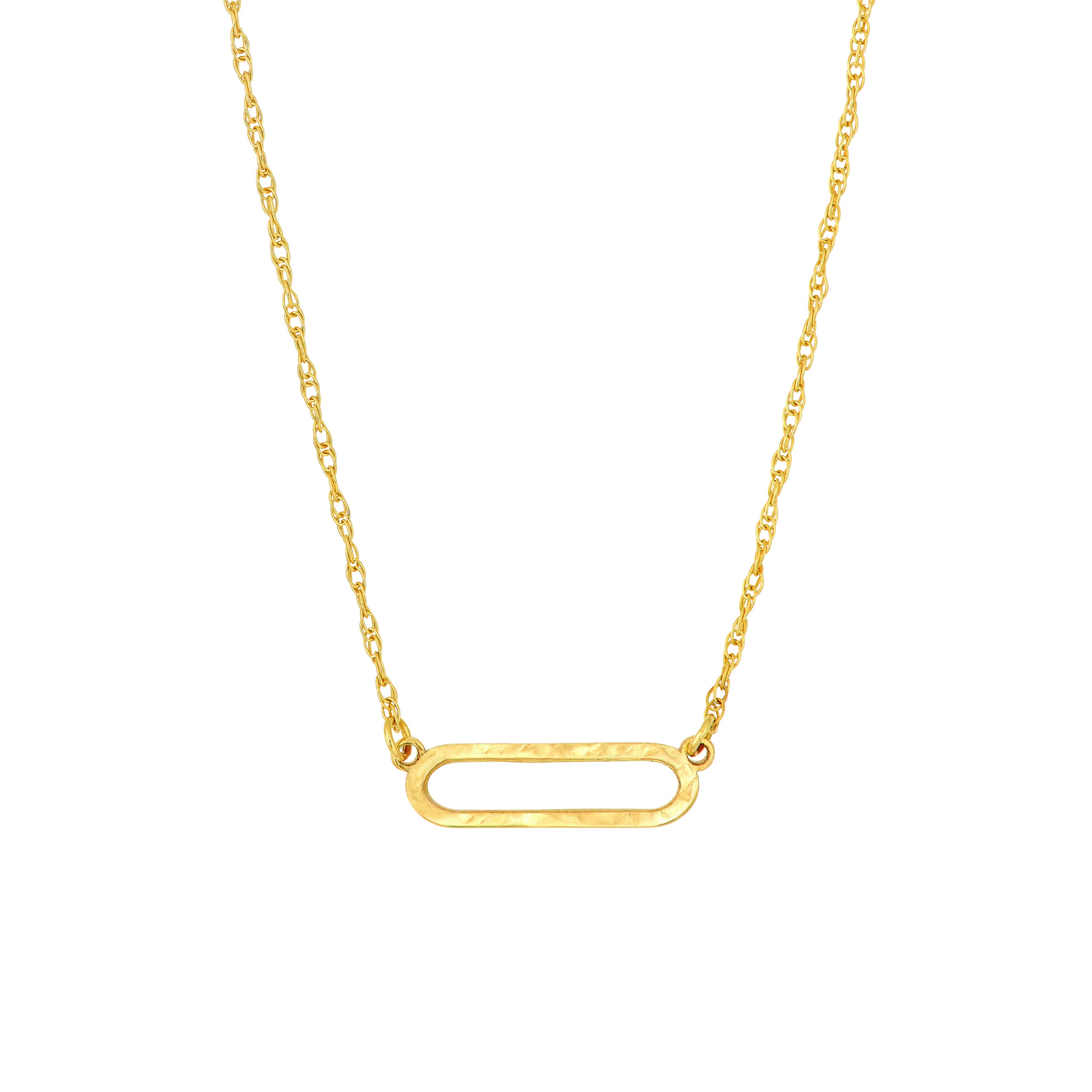 14K Yellow Gold So You Oval Link Necklace Birmingham Jewelry Necklace Birmingham Jewelry 