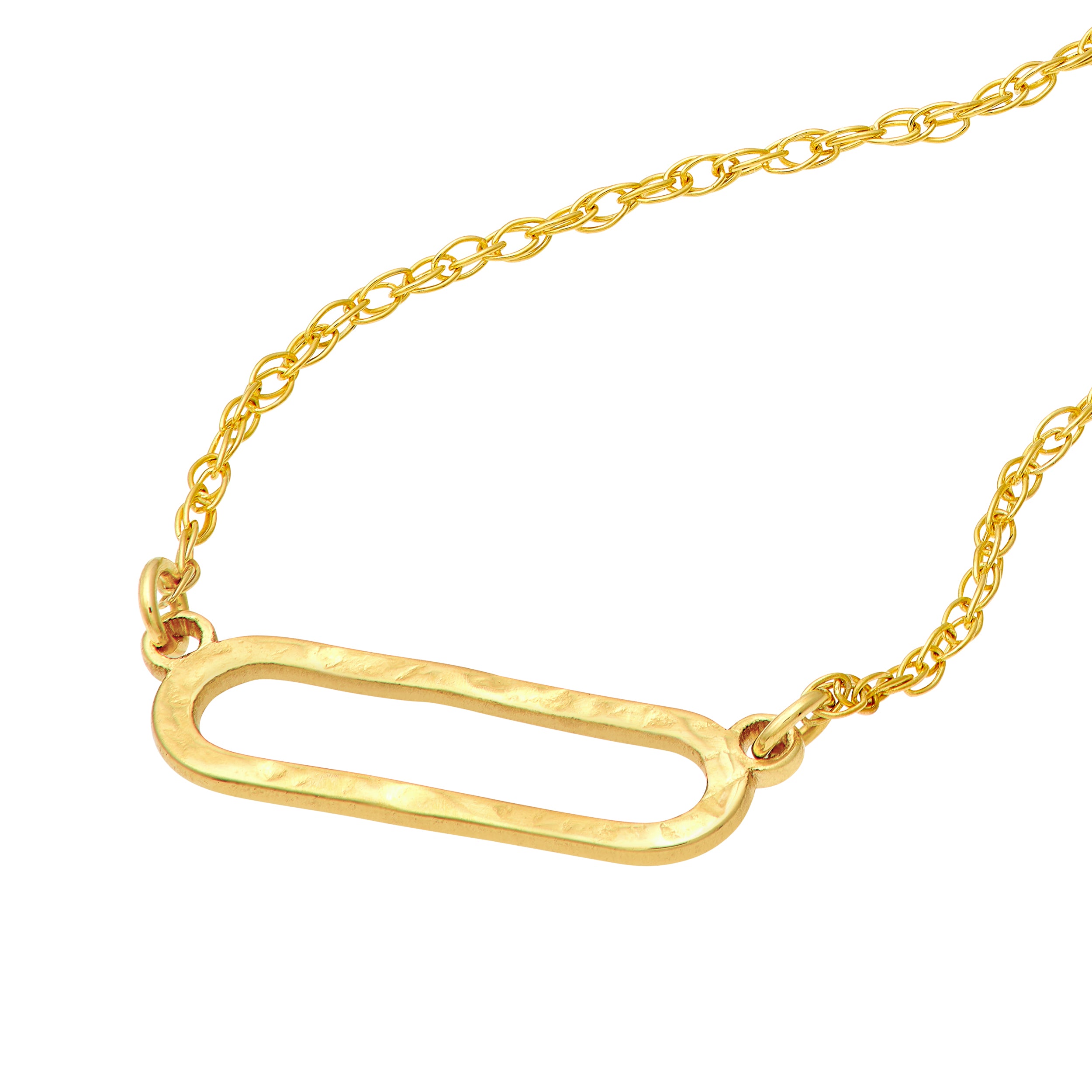14K Yellow Gold So You Oval Link Necklace Birmingham Jewelry Necklace Birmingham Jewelry 
