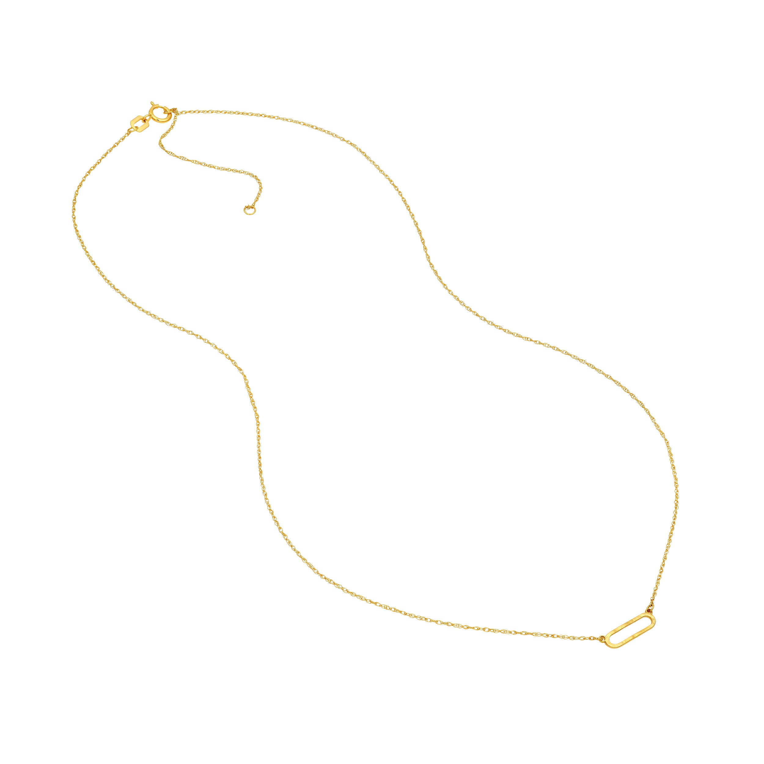 14K Yellow Gold So You Oval Link Necklace Birmingham Jewelry Necklace Birmingham Jewelry 