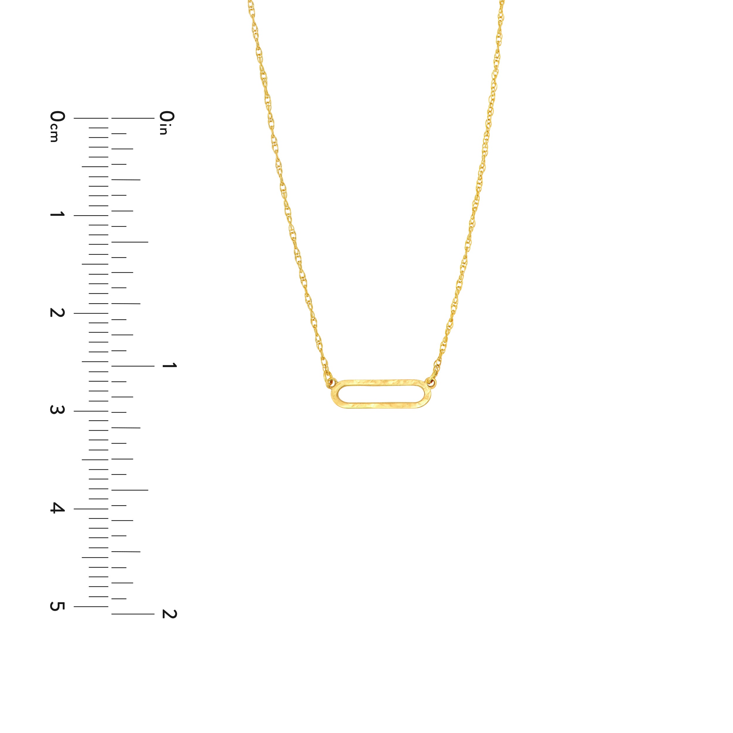 14K Yellow Gold So You Oval Link Necklace Birmingham Jewelry Necklace Birmingham Jewelry 