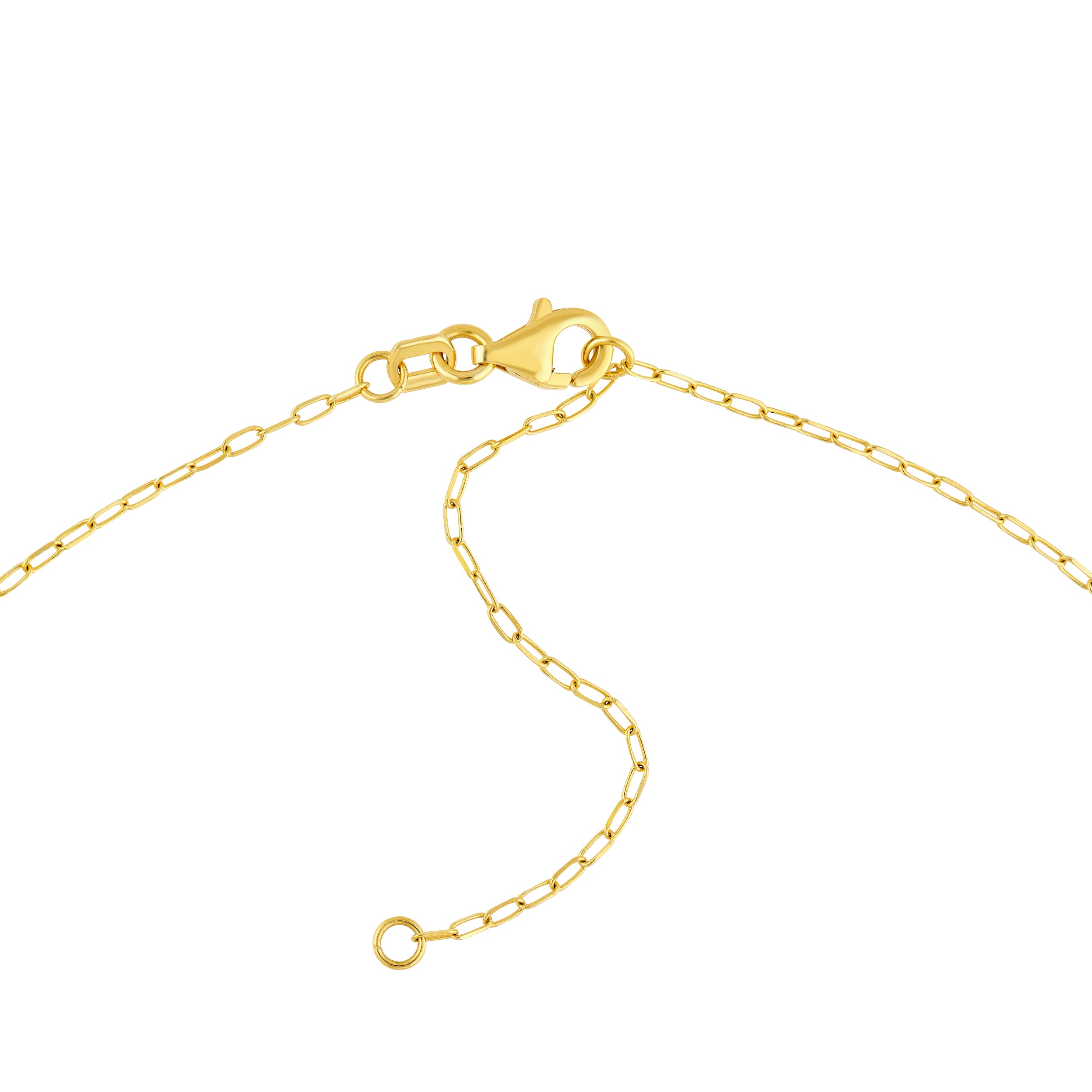 14K Yellow Gold 1/20tcw Diamond Rectangle Bar Necklace Birmingham Jewelry Necklace Birmingham Jewelry 