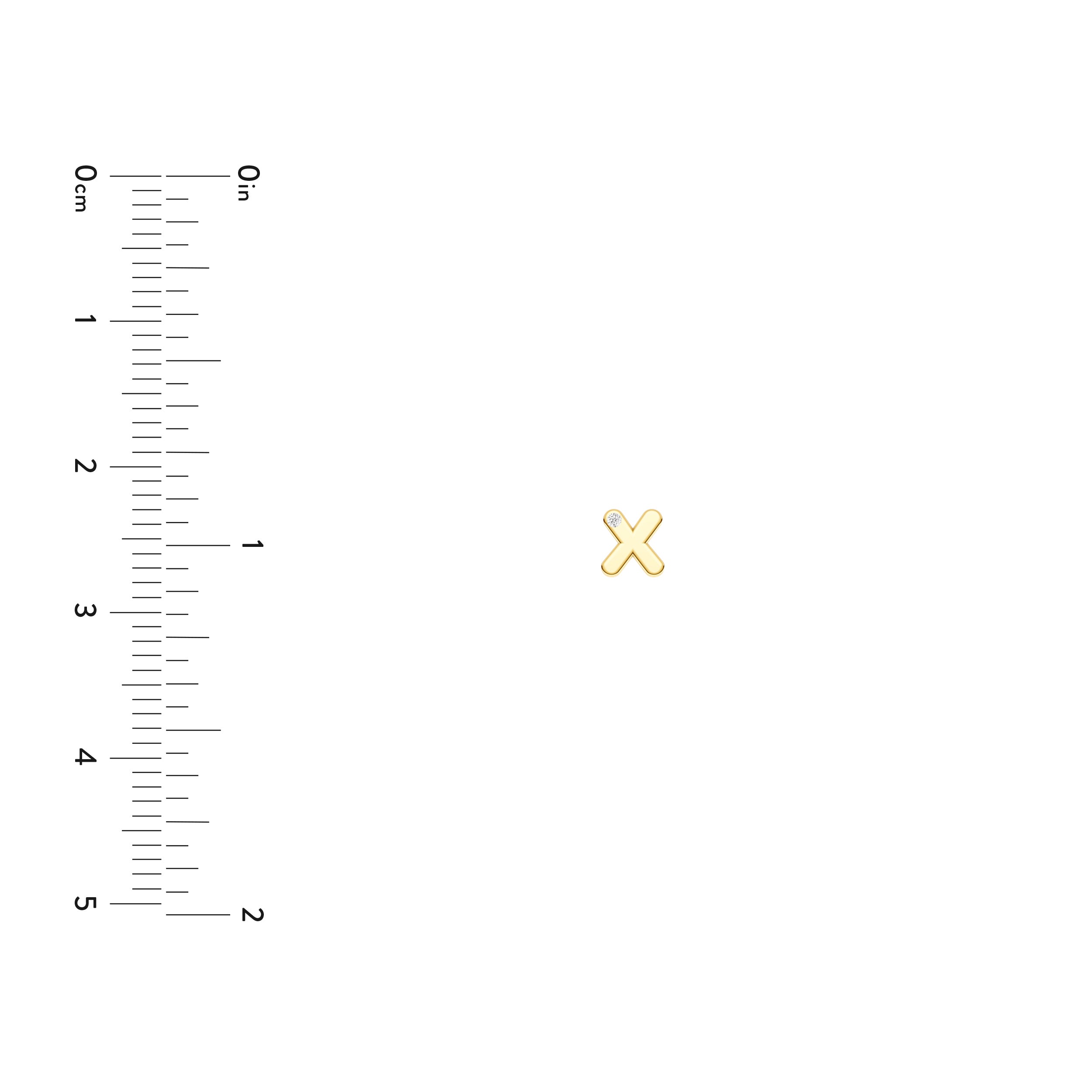 14K Yellow Gold Diamond XO Stud Earrings Birmingham Jewelry Earrings Birmingham Jewelry 