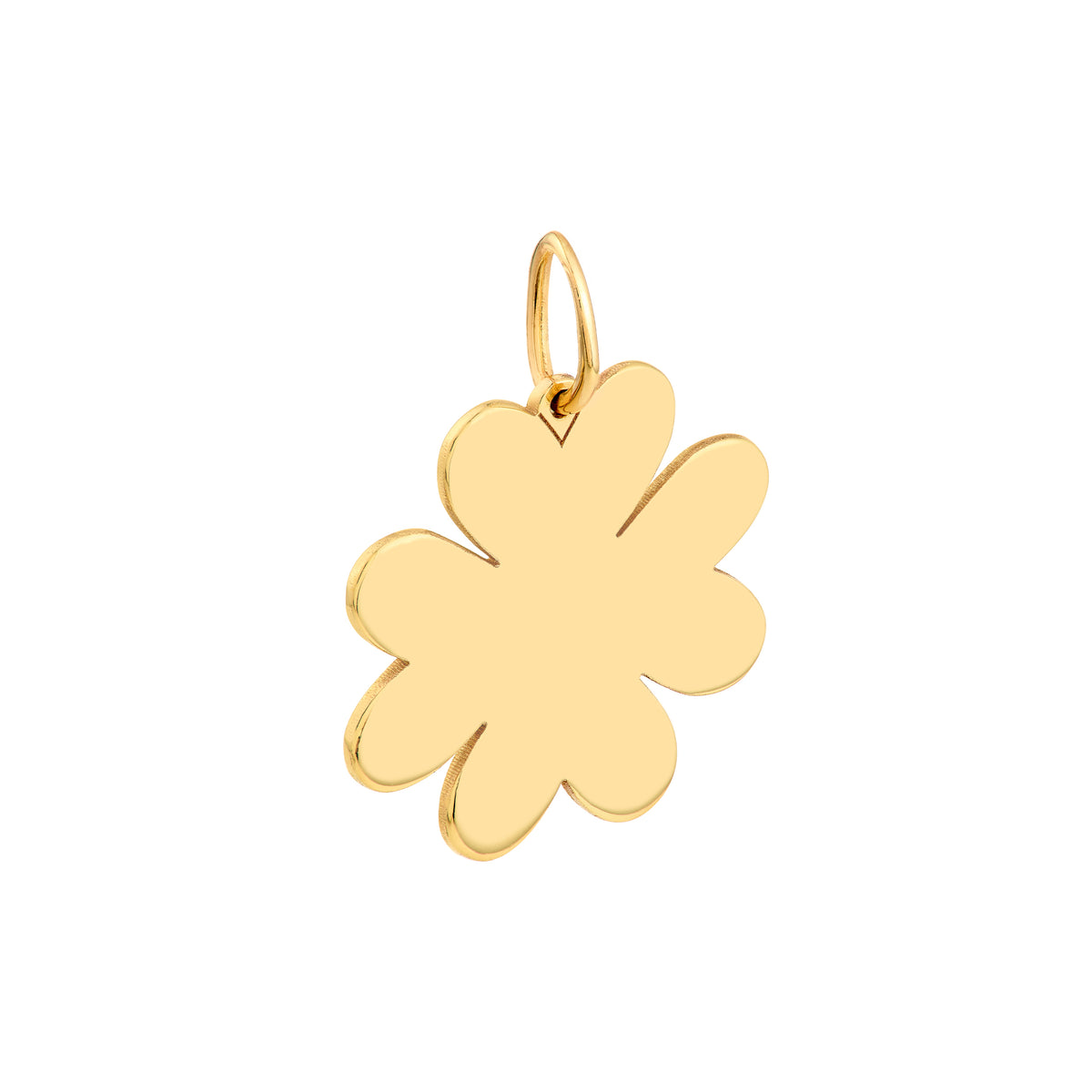 14K Yellow Gold 4-Leaf Clover Pendant