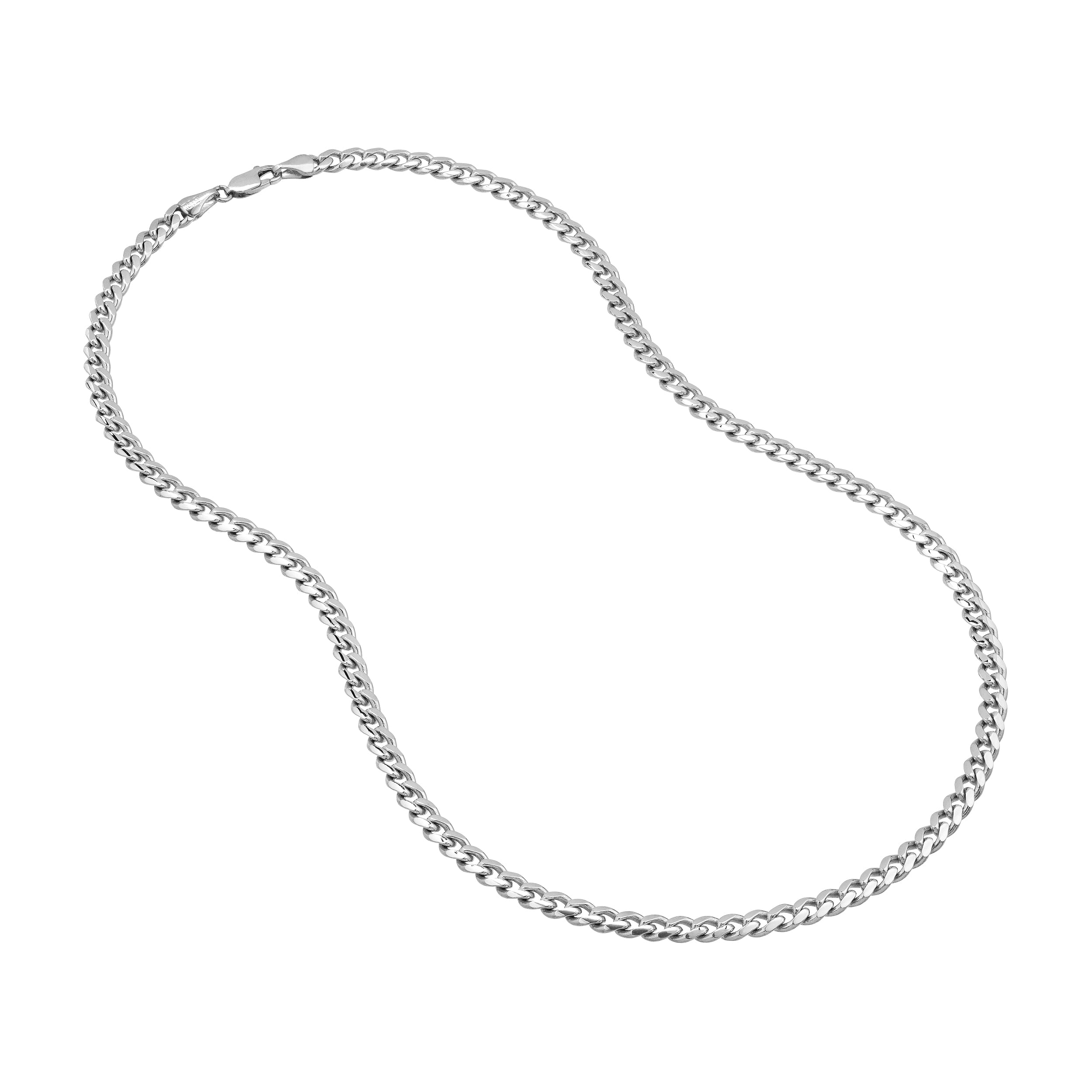 Sterling Silver 5.00mm Miami Cuban with Lobster Lock
