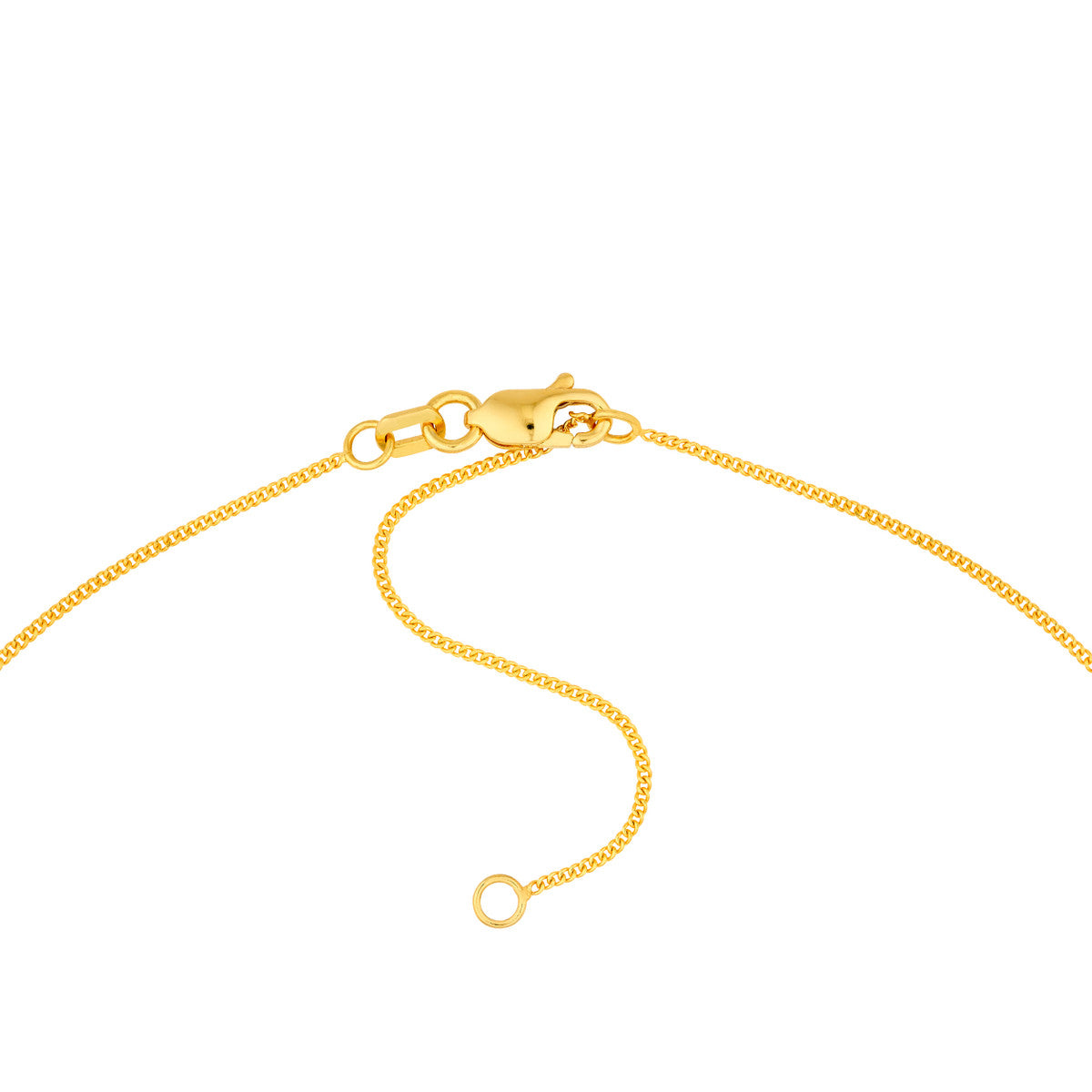 14K Yellow Gold 0.90mm Curb Chain