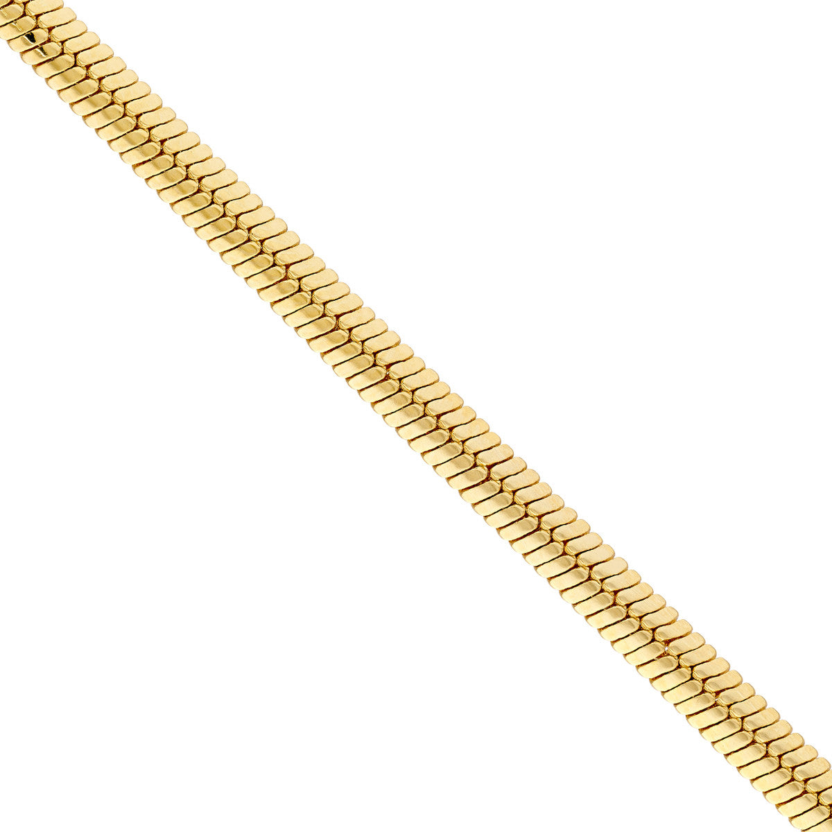 14K Yellow Gold Snake Anklet