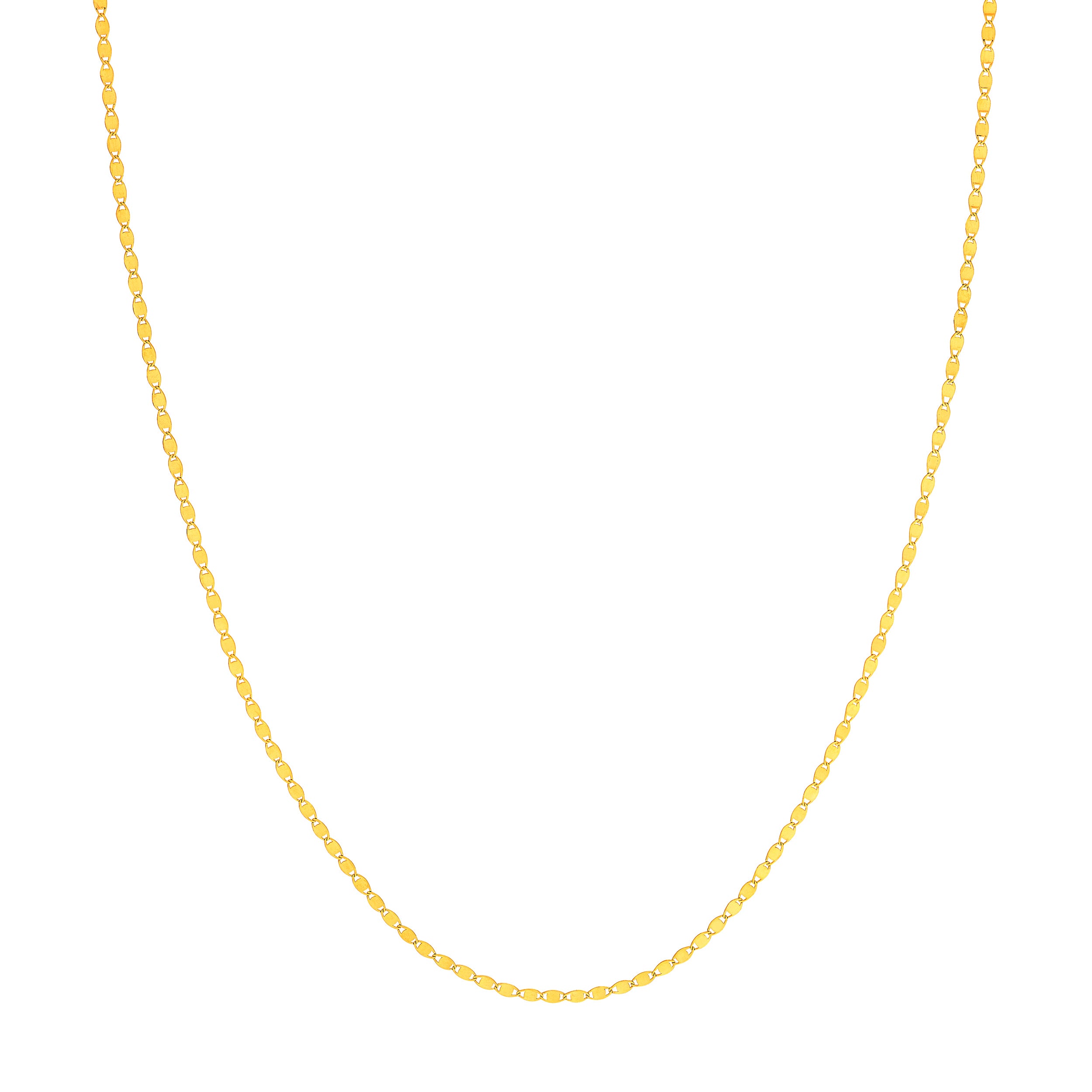 14K Yellow Gold 1.65mm D/C Valentino Chain Birmingham Jewelry Chain Birmingham Jewelry 