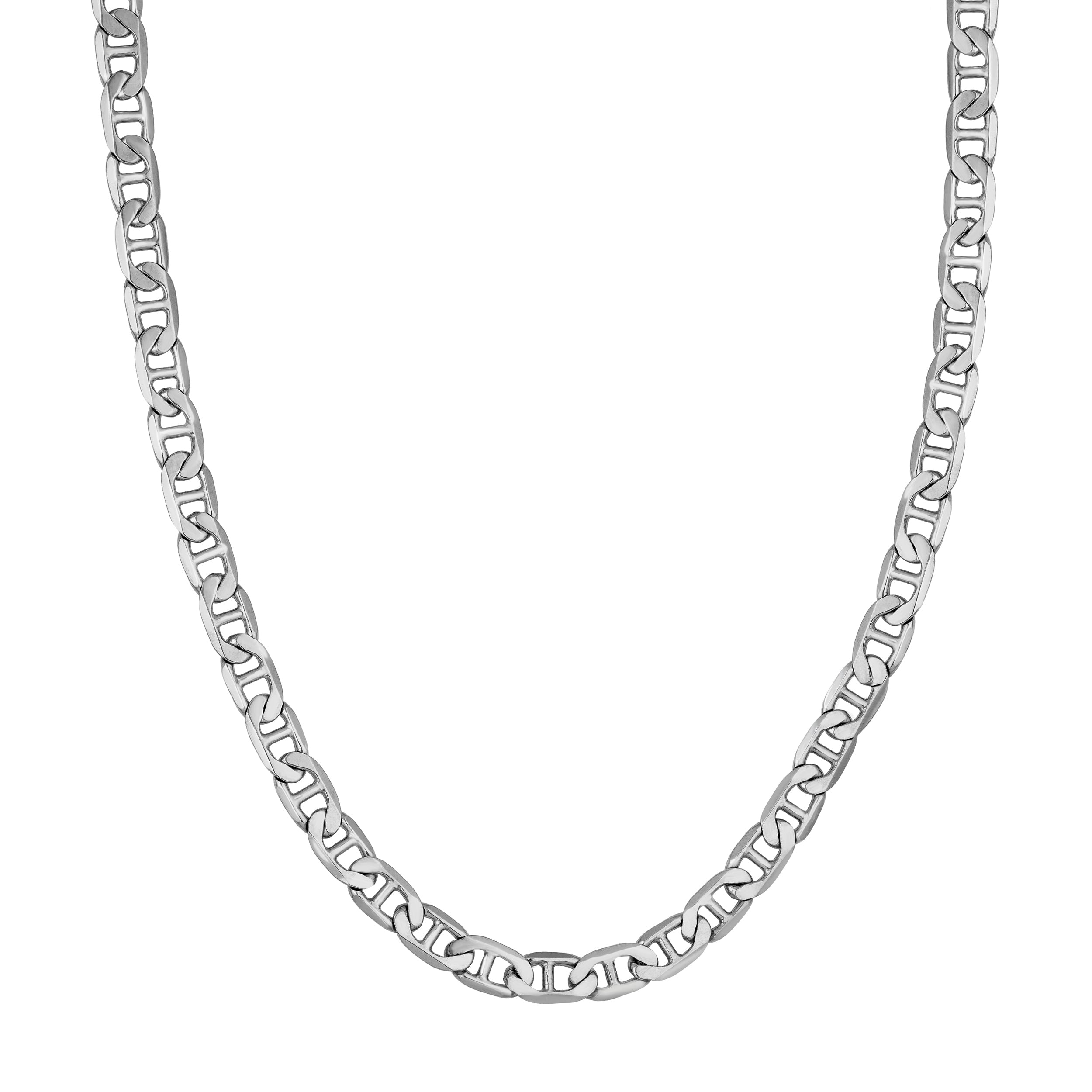 Sterling Silver 6.90mm Mariner Chain