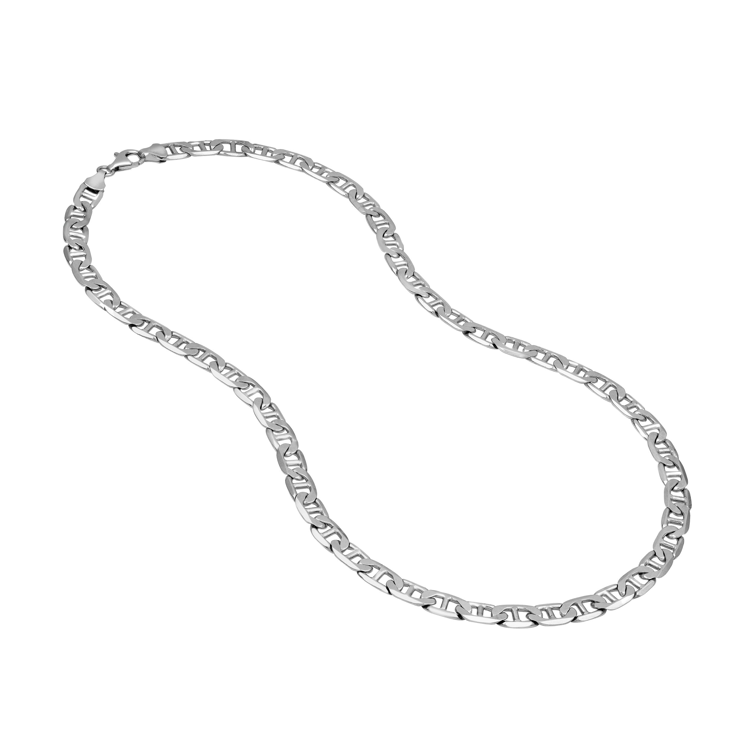 Sterling Silver 6.90mm Mariner Chain
