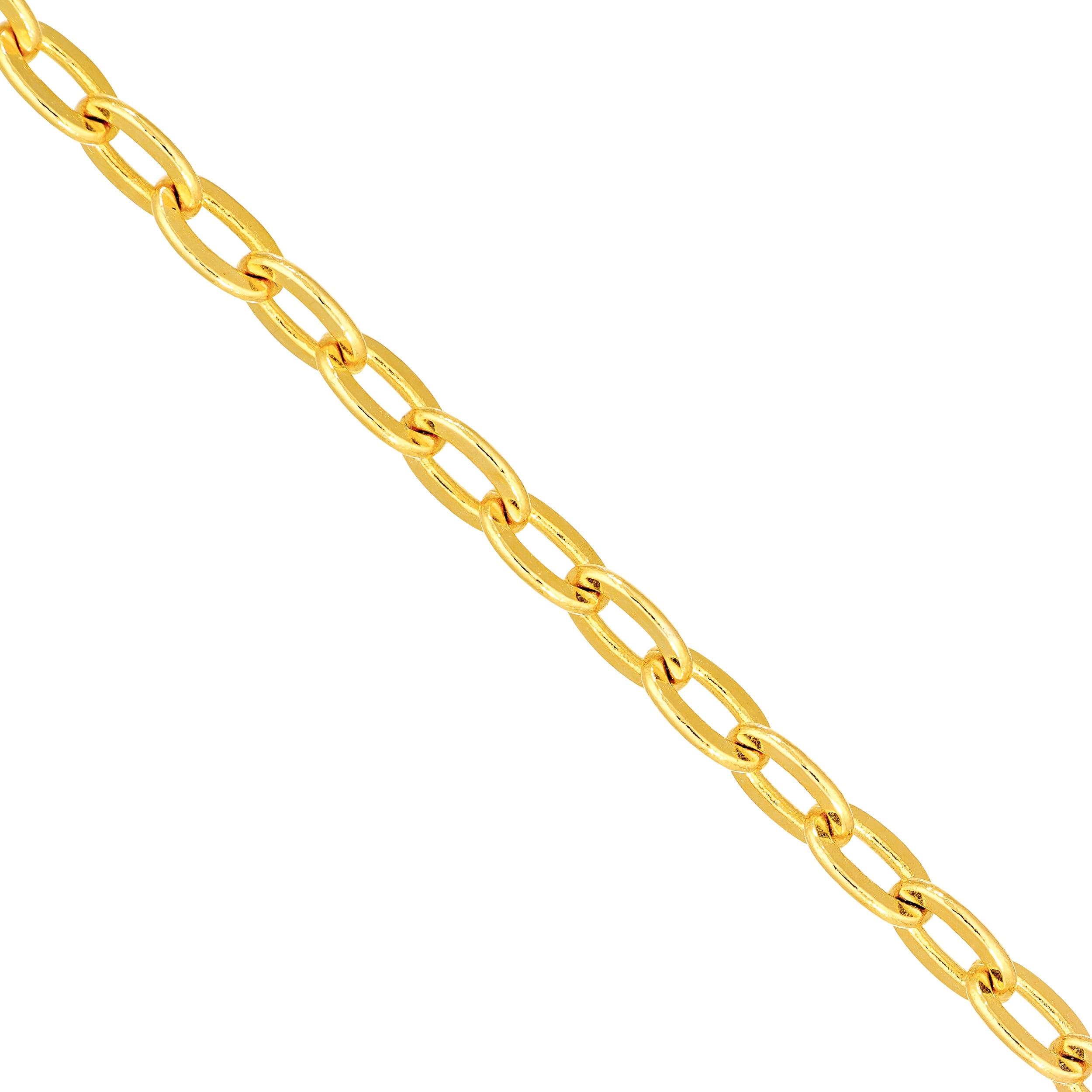 14K Yellow Gold 2.30mm Brill Forzentina Chain