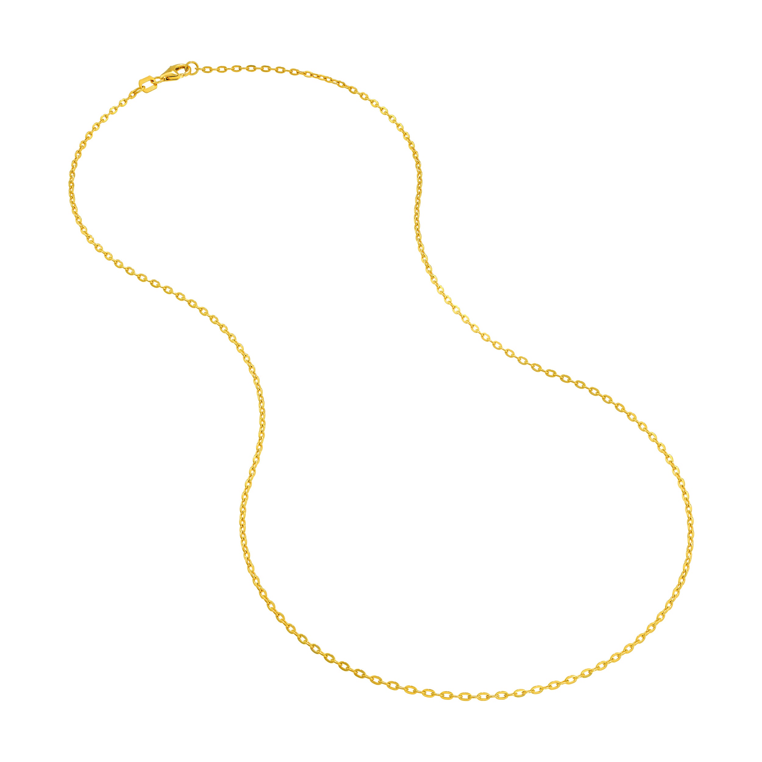 14K Yellow Gold 1.50mm Brill Forzentina Chain Birmingham Jewelry Chain Birmingham Jewelry 