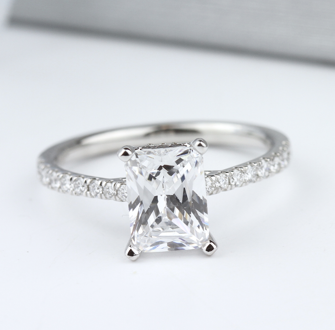 Parade Design - R3738/E1 (White Gold) Parade Design Engagement Ring Birmingham Jewelry 