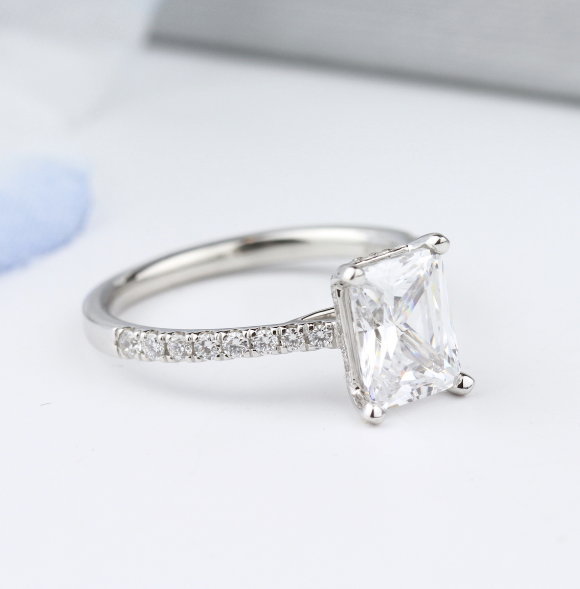 Parade Design - R3738/E1 (White Gold) Parade Design Engagement Ring Birmingham Jewelry 