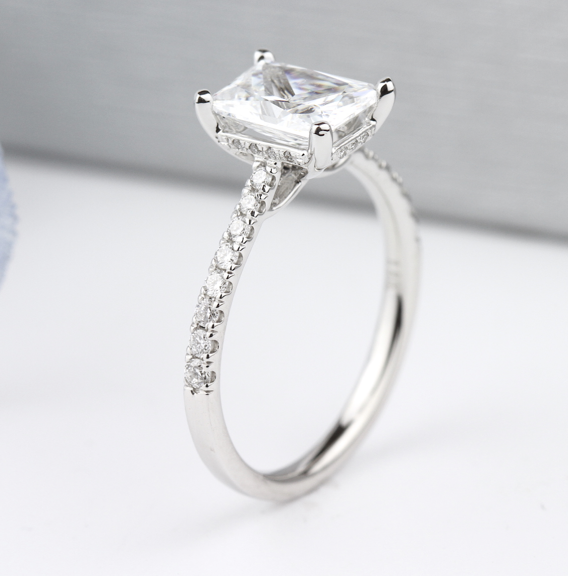 Parade Design - R3738/E1 (White Gold) Parade Design Engagement Ring Birmingham Jewelry 