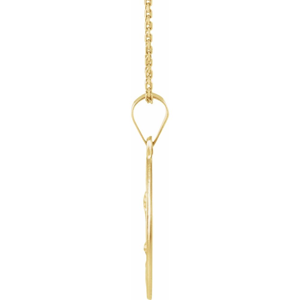 14K Yellow Gold Hollow St. Matthew Medal Birmingham Jewelry Charm Birmingham Jewelry 