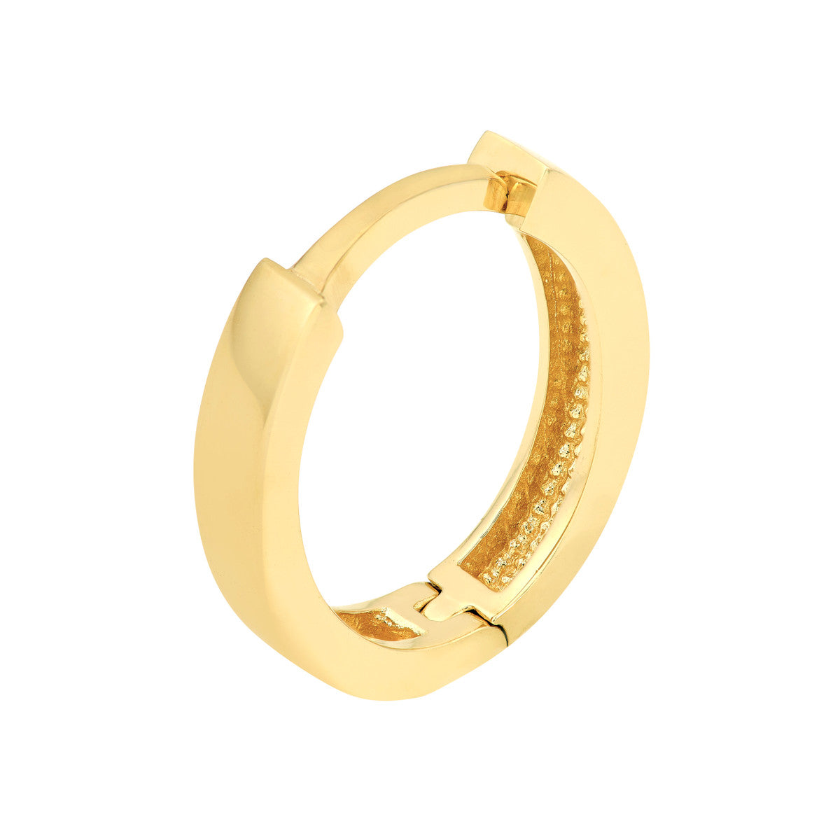 14K Yellow Gold 2.00mm Oval Hoop Earrings Birmingham Jewelry Earrings Birmingham Jewelry 