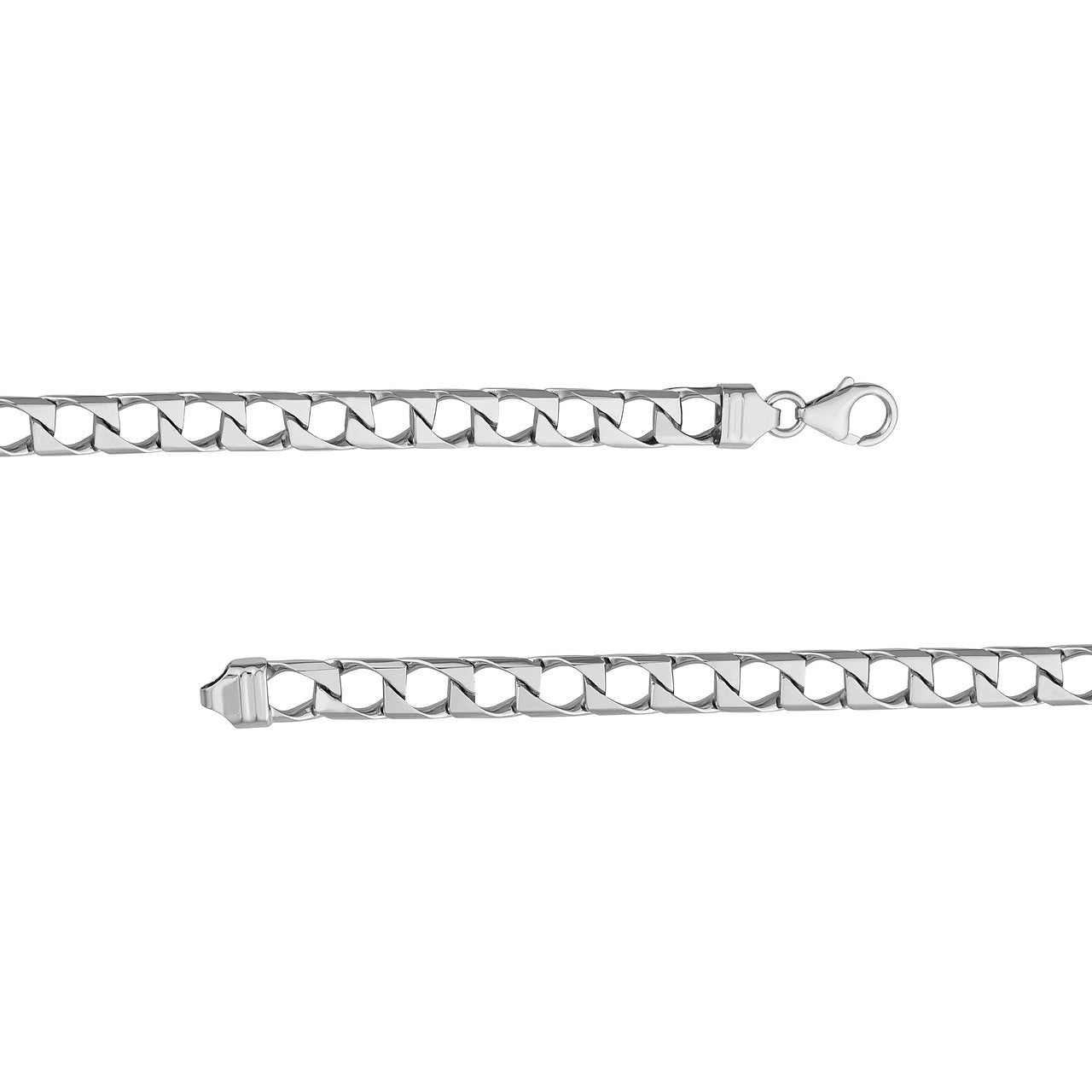 Sterling Silver 11.70mm Square Curb Bracelet Birmingham Jewelry Bracelet Birmingham Jewelry 