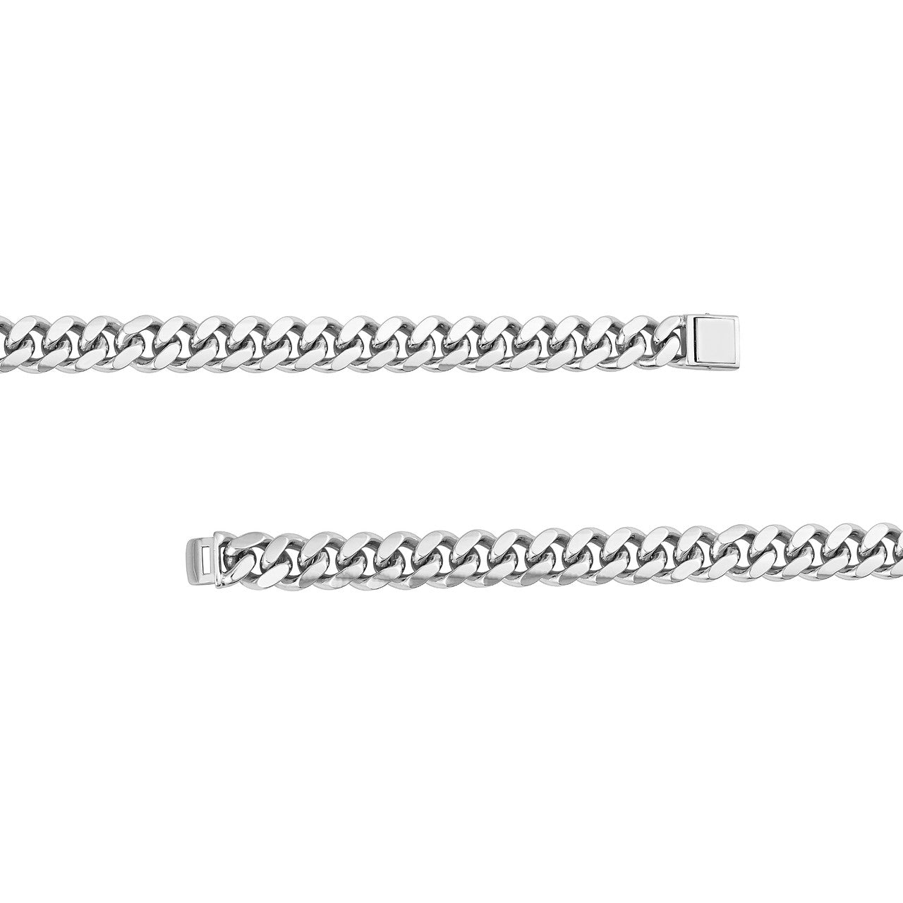 Sterling Silver 13.20mm Miami Cuban Snap-Lock Bracelet
