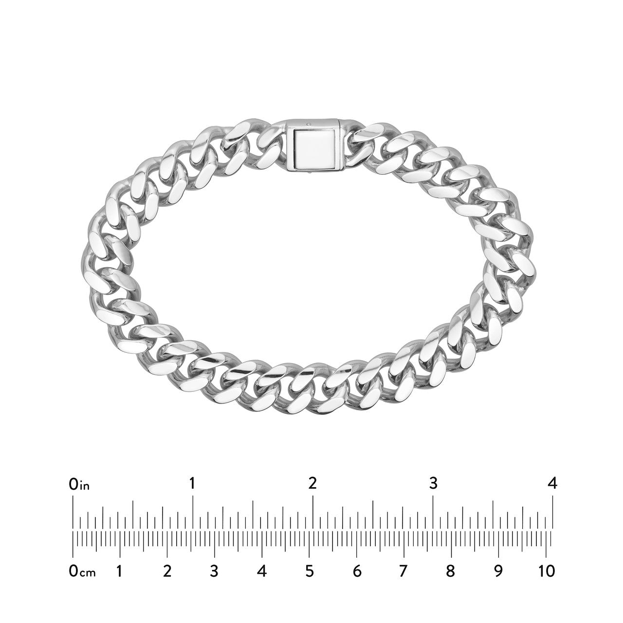 Sterling Silver 13.20mm Miami Cuban Snap-Lock Bracelet