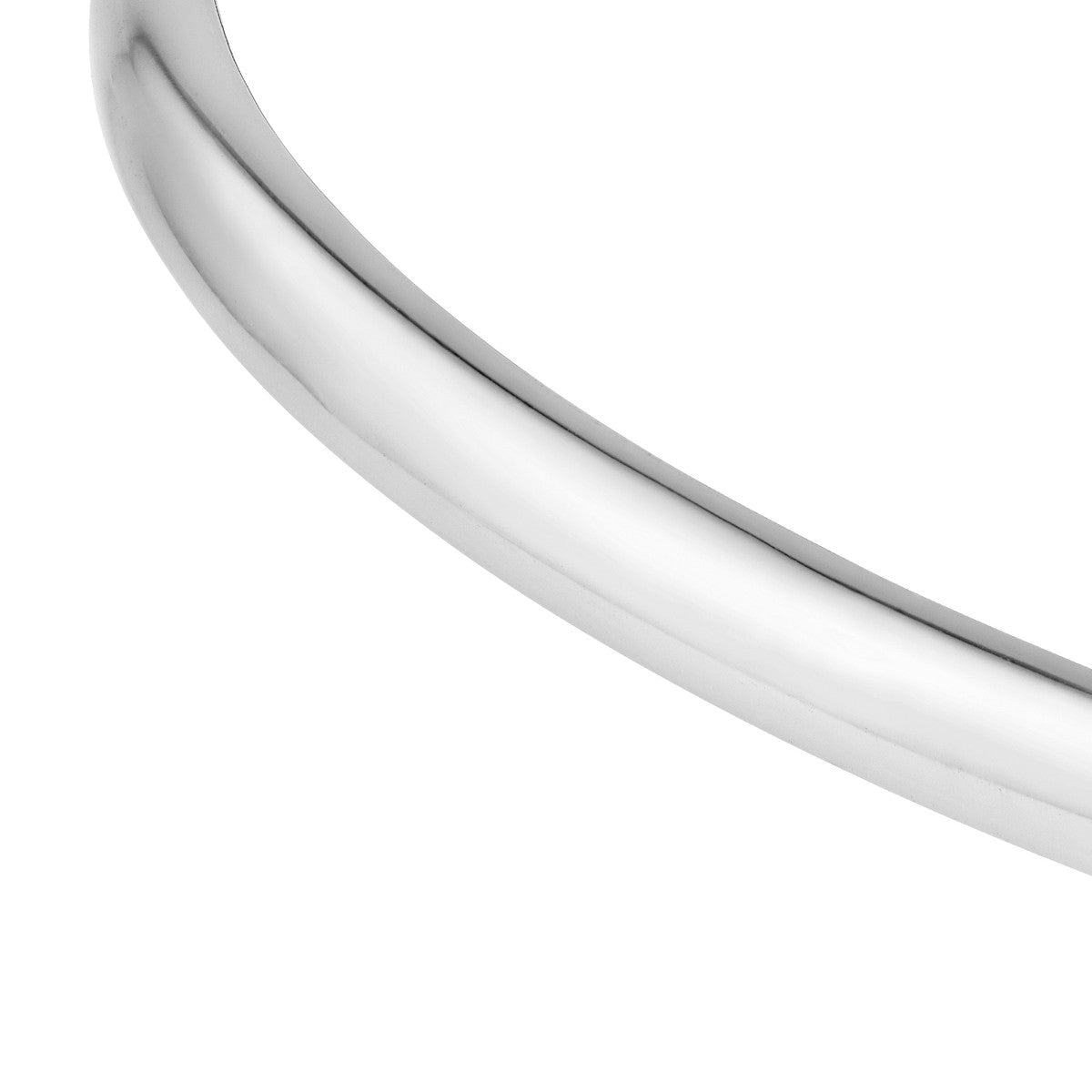14K Gold Classic Thin Dome Bangle