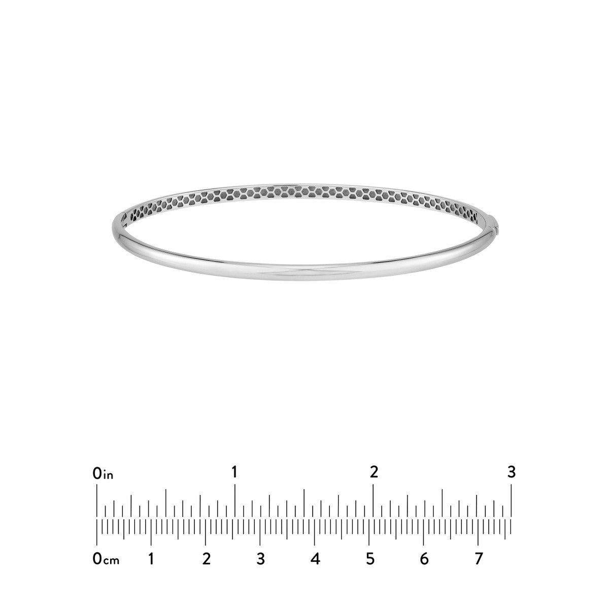 14K Gold Classic Thin Dome Bangle