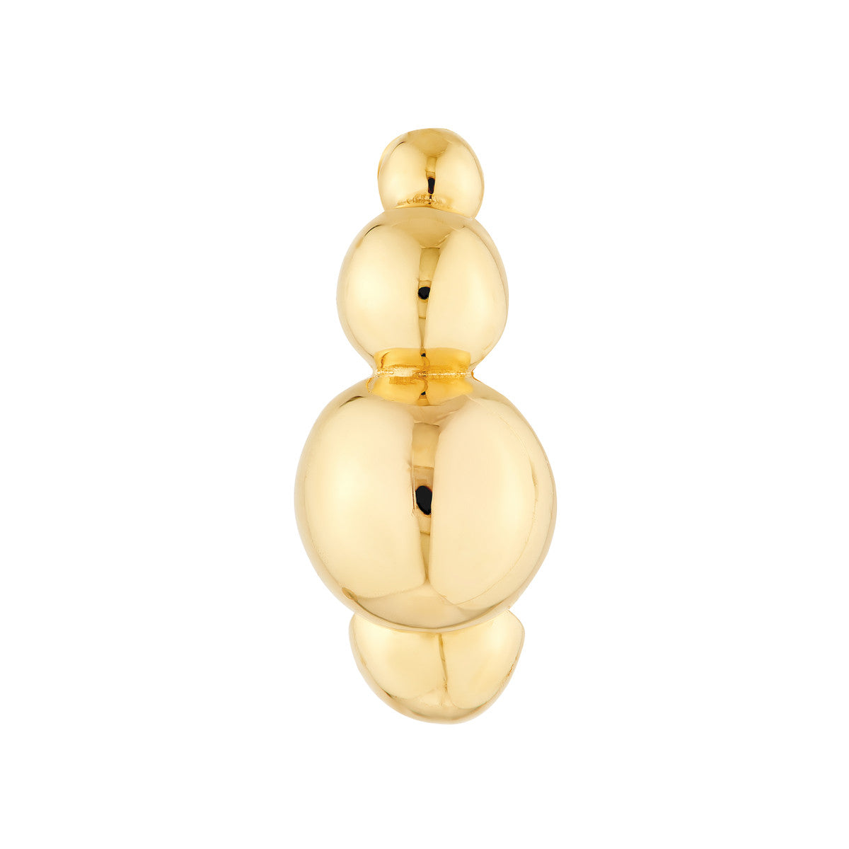 14K Yellow Gold Beaded Round Hoop Earrings Birmingham Jewelry Earrings Birmingham Jewelry 