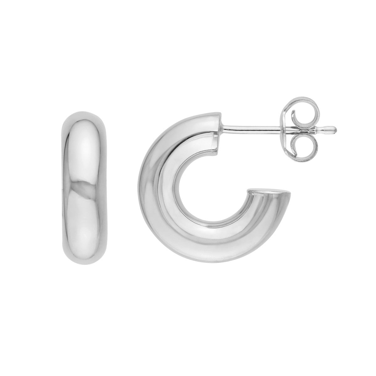 14K Gold 6.00mm ID Open Hoop Earrings Birmingham Jewelry Earrings Birmingham Jewelry 