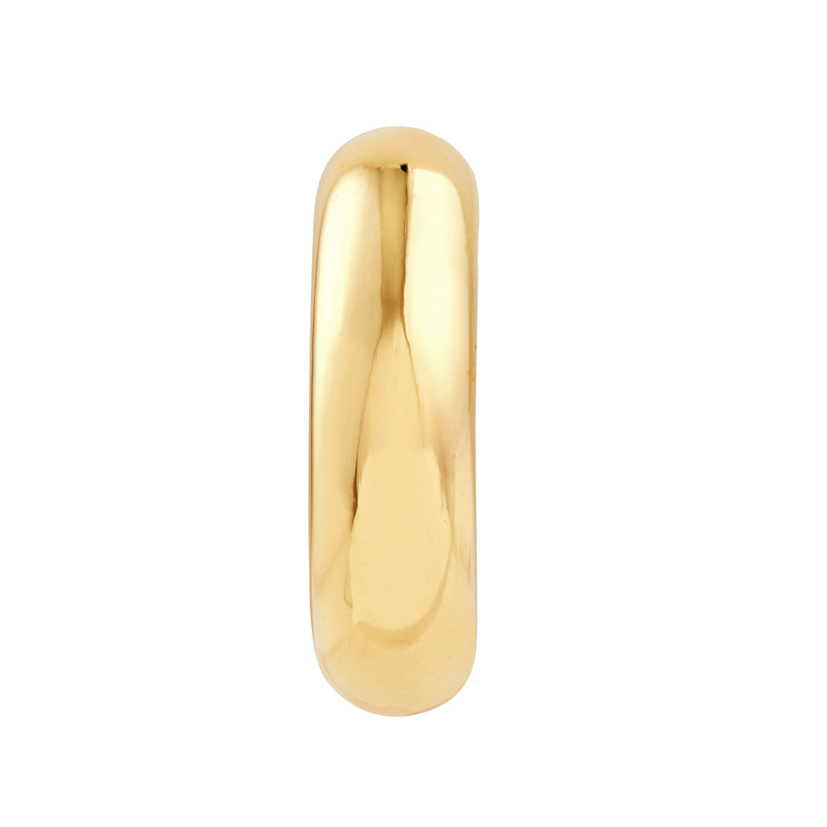 14K Gold 8.00mm ID Polished Tubular Hoop Earrings Birmingham Jewelry Earrings Birmingham Jewelry 
