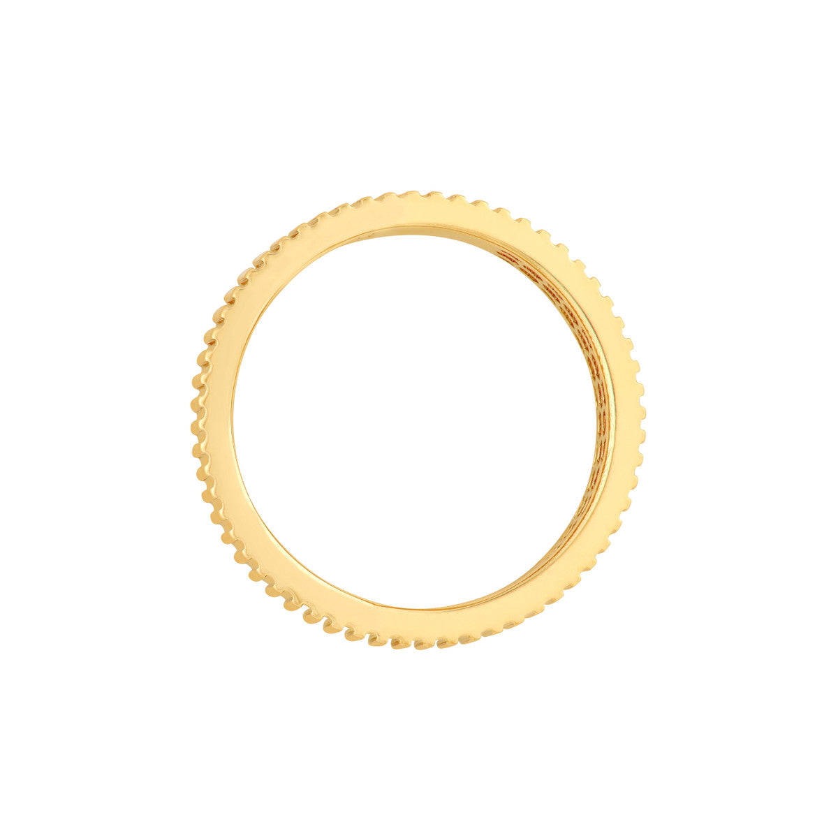 14K Yellow Gold Ribbed Band Birmingham Jewelry Ring Birmingham Jewelry 