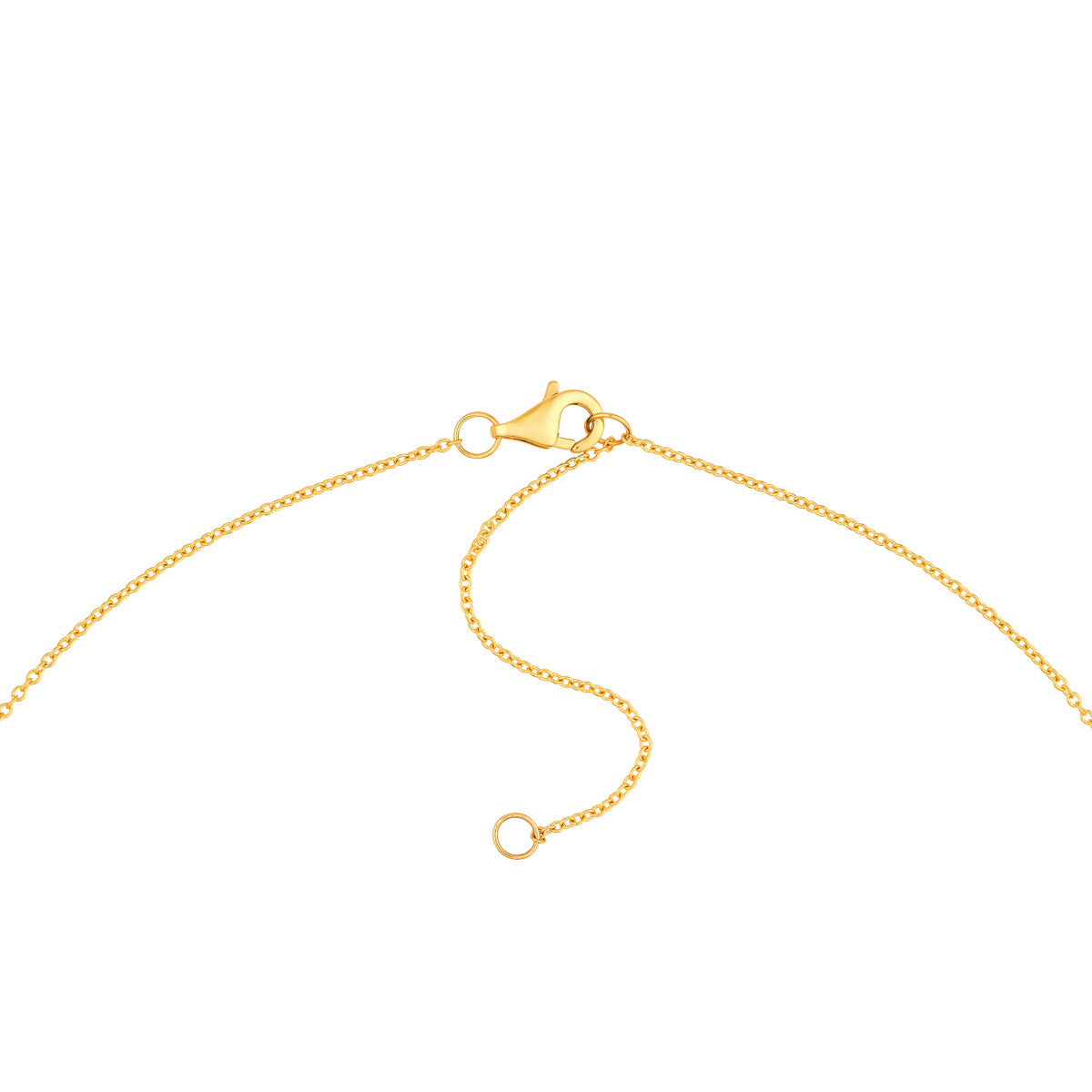 14K Yellow Gold 3/8tcw Diamond & Tsavorite Bezel Station Necklace