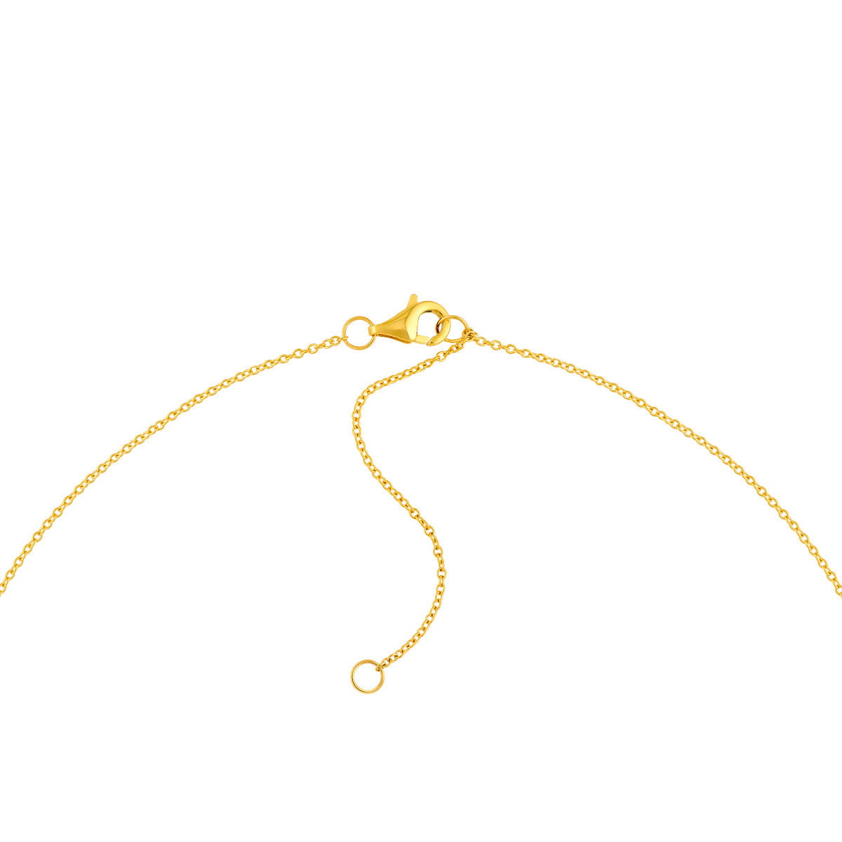 14K Two Tone Gold Diamond Pave Necklace (0.33tcw) Birmingham Jewelry Necklace Birmingham Jewelry 