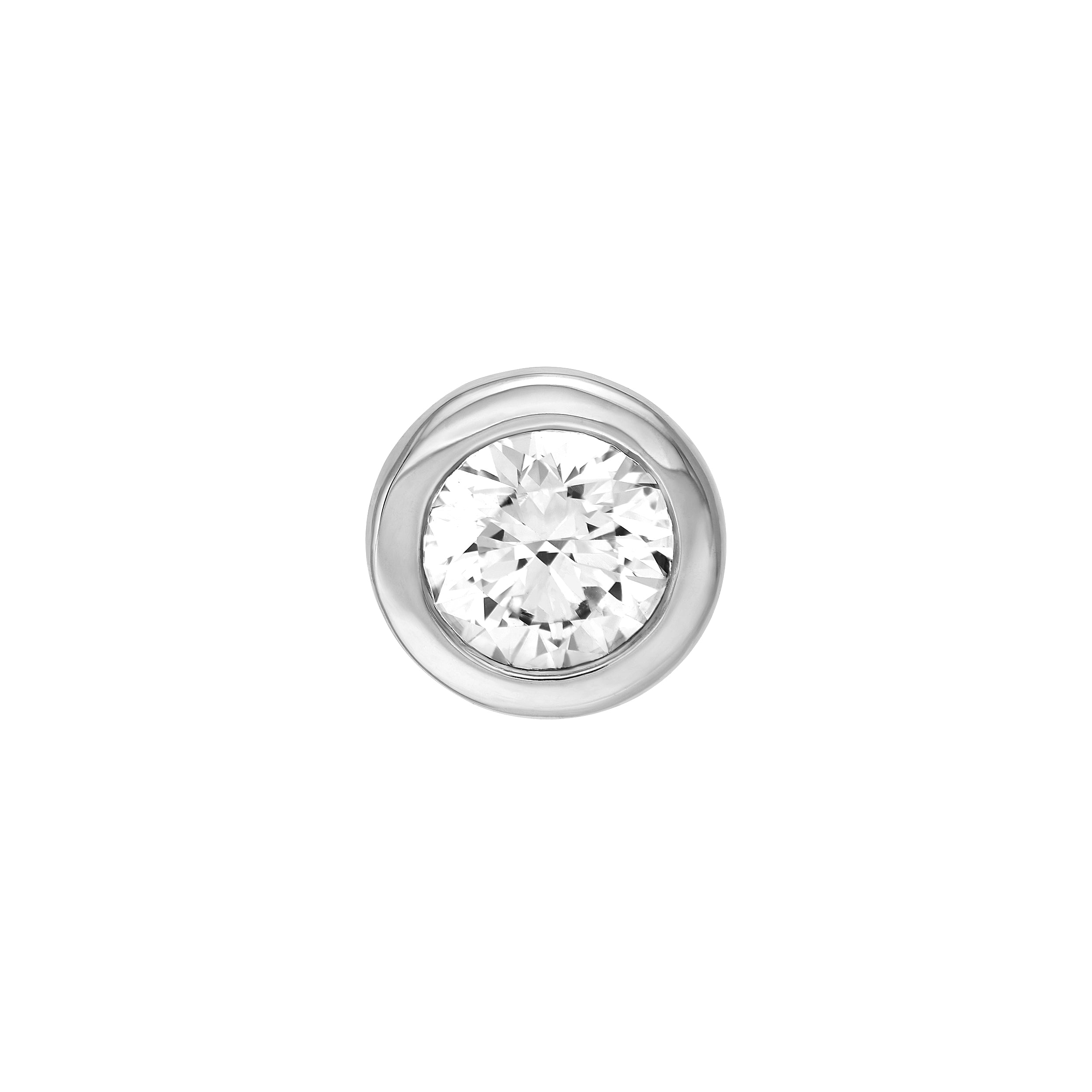 14K Gold 3/8tcw Round Diamond Martini Stud Earrings