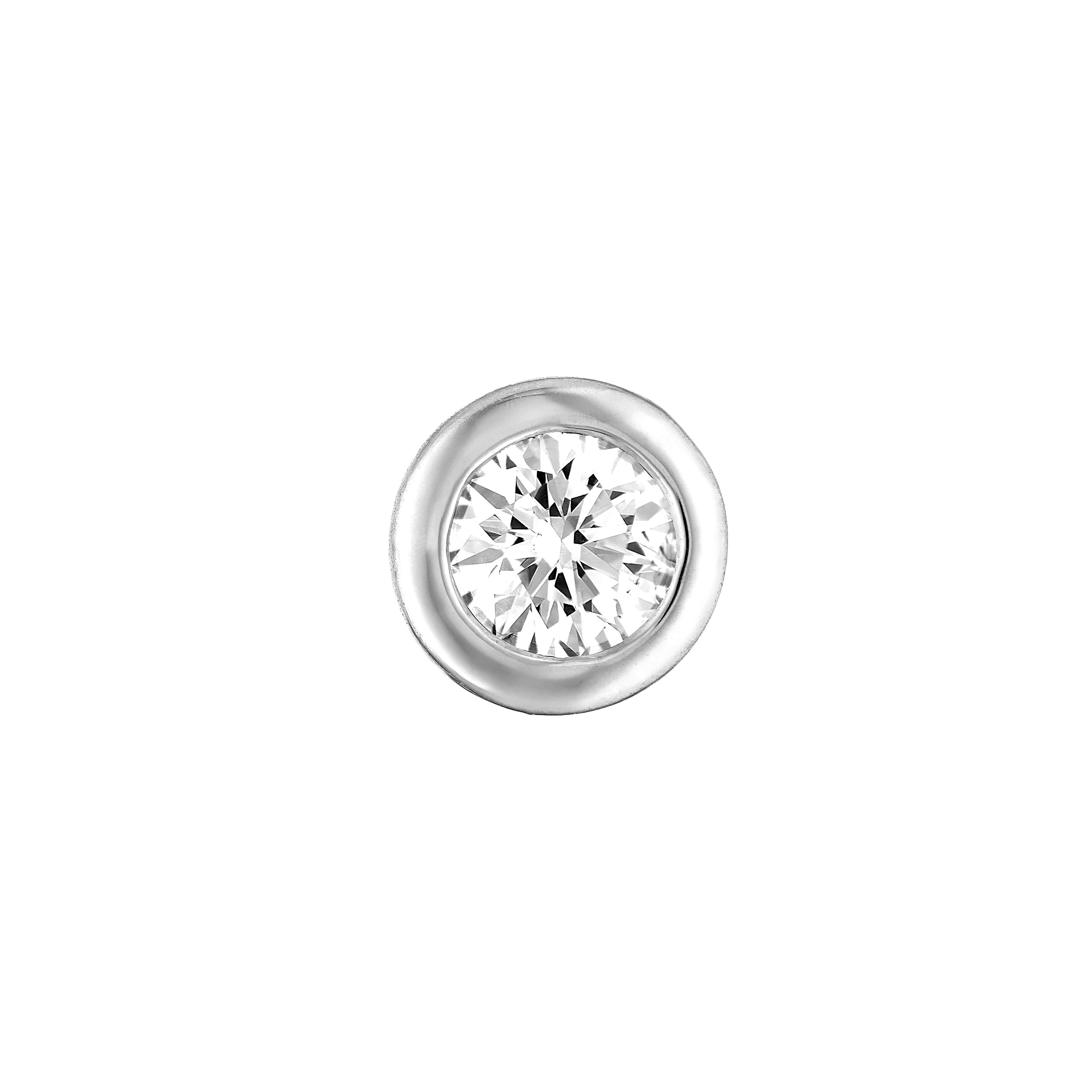 14K Gold 1/4tcw Round Diamond Martini Bezel Stud Earrings Birmingham Jewelry Earrings Birmingham Jewelry 