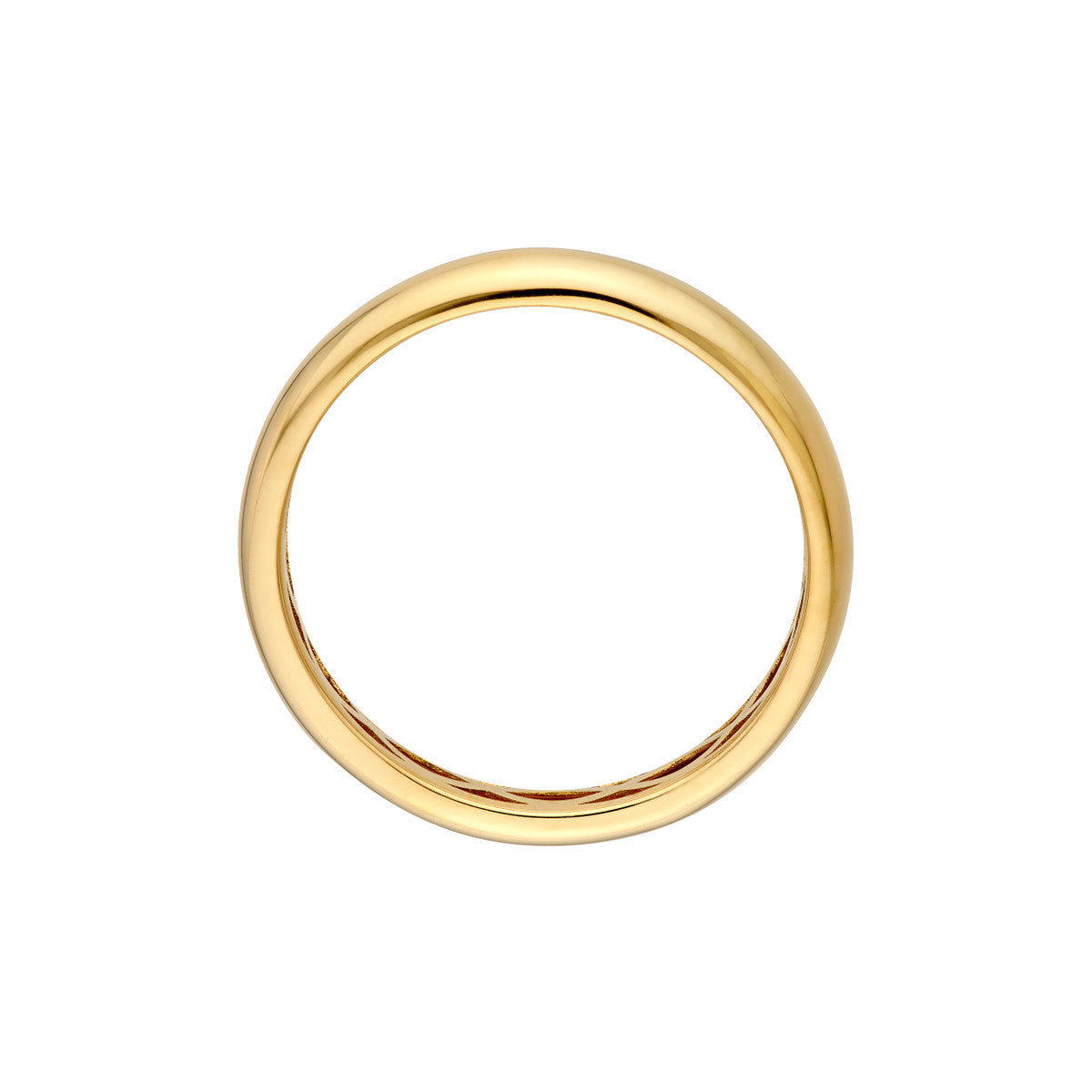 14K Yellow Gold Round Band