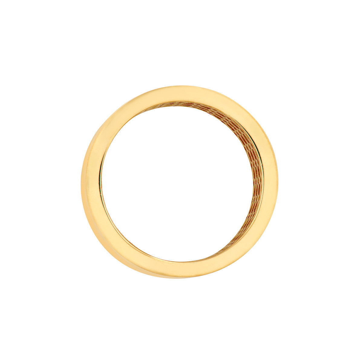 14K Yellow Gold Flat 8.00mm Band