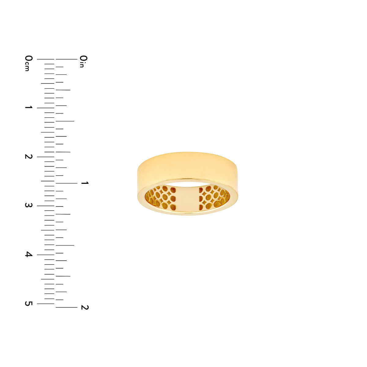 14K Yellow Gold Flat Band