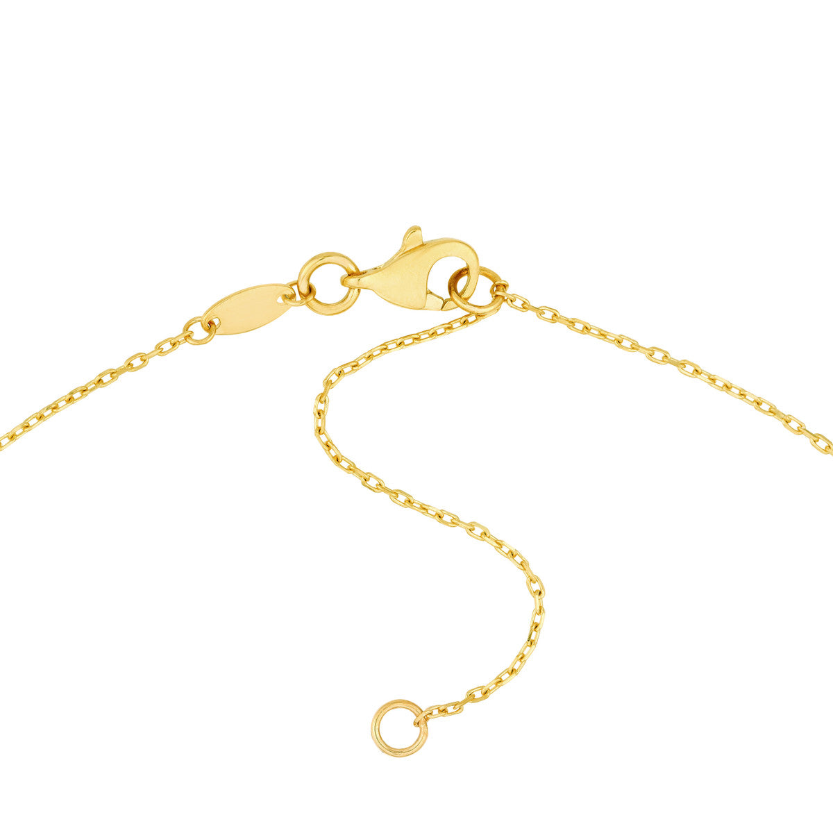 14K Yellow Gold Fluted Heart Pendant Necklace Birmingham Jewelry Necklace Birmingham Jewelry 