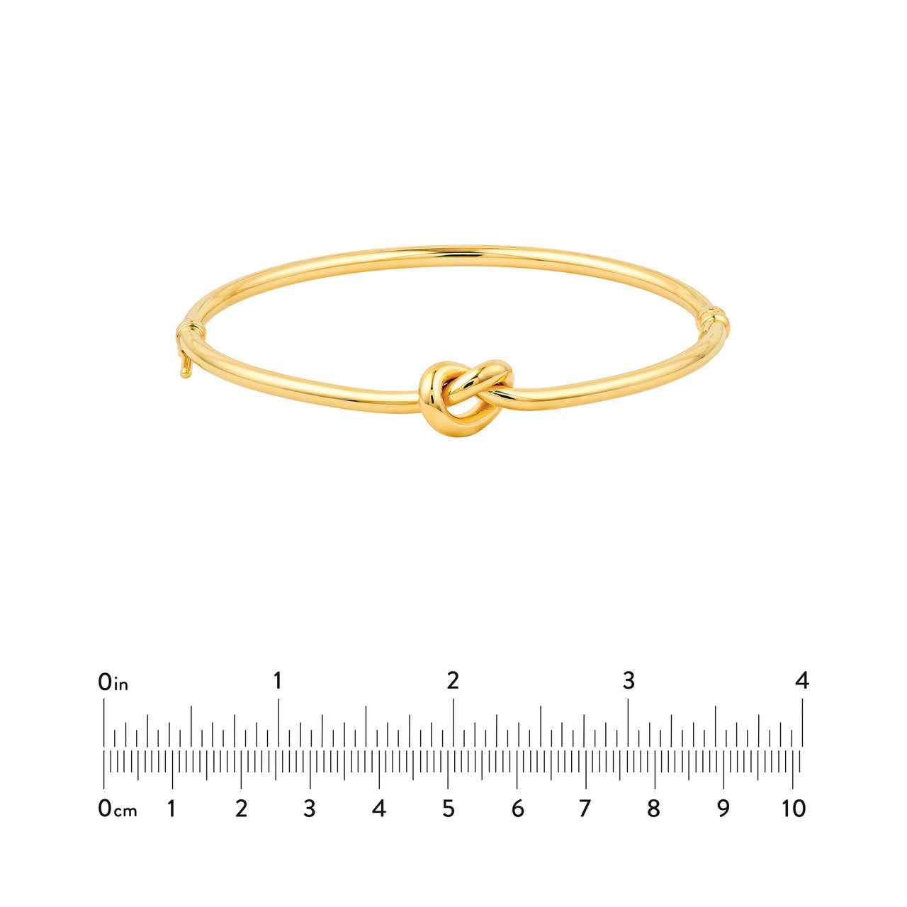 14K Yellow Gold 3.00mm Love Knot Tube Bangle Birmingham Jewelry Bangle Bracelet Birmingham Jewelry 