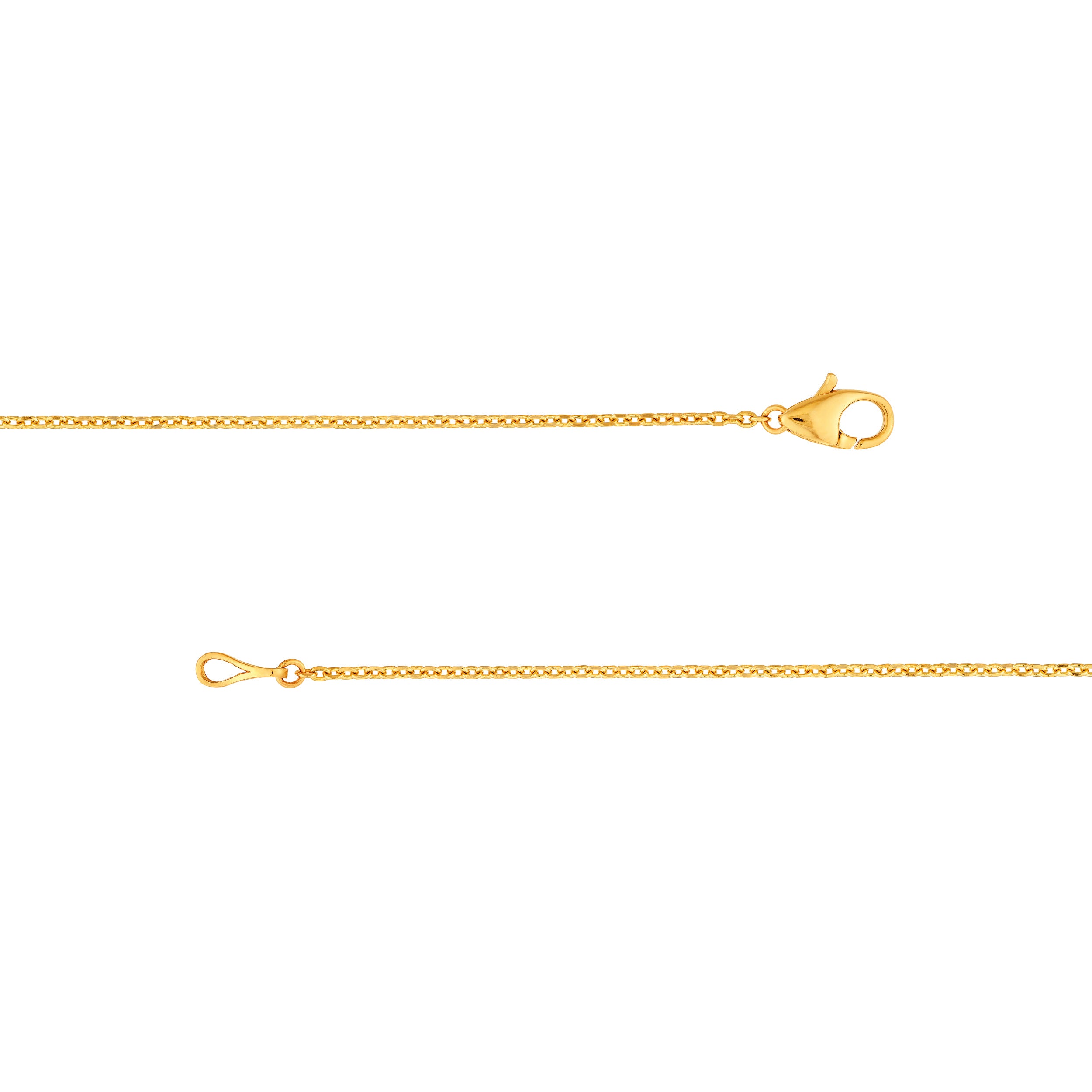 14K Yellow Gold 3.70mm Ruby & 1/5tcw Diamond Bezel Graduated Necklace