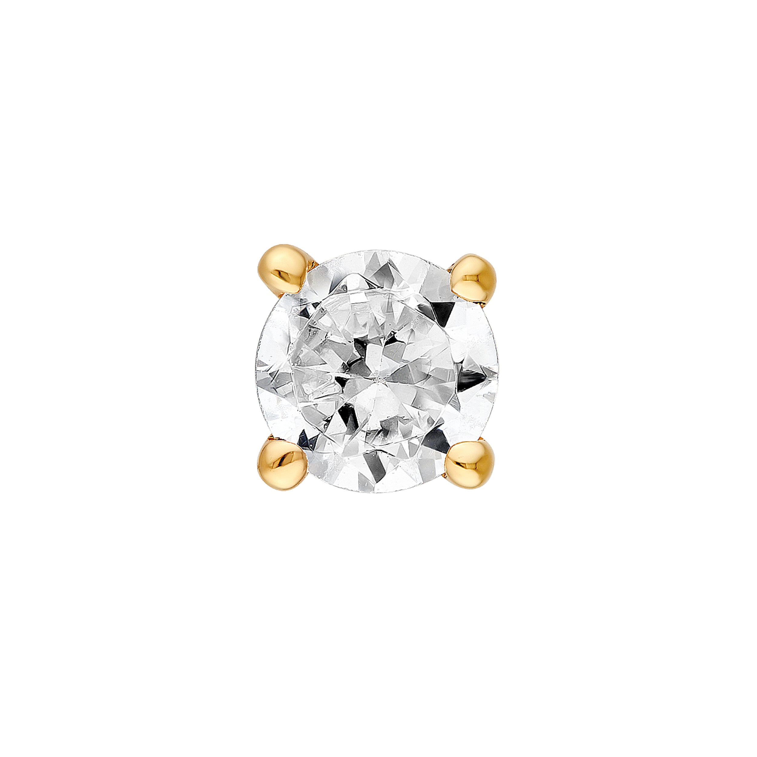 14K Gold 1/5tcw Round Diamond 4 Prong Stud Earrings Birmingham Jewelry Earrings Birmingham Jewelry 