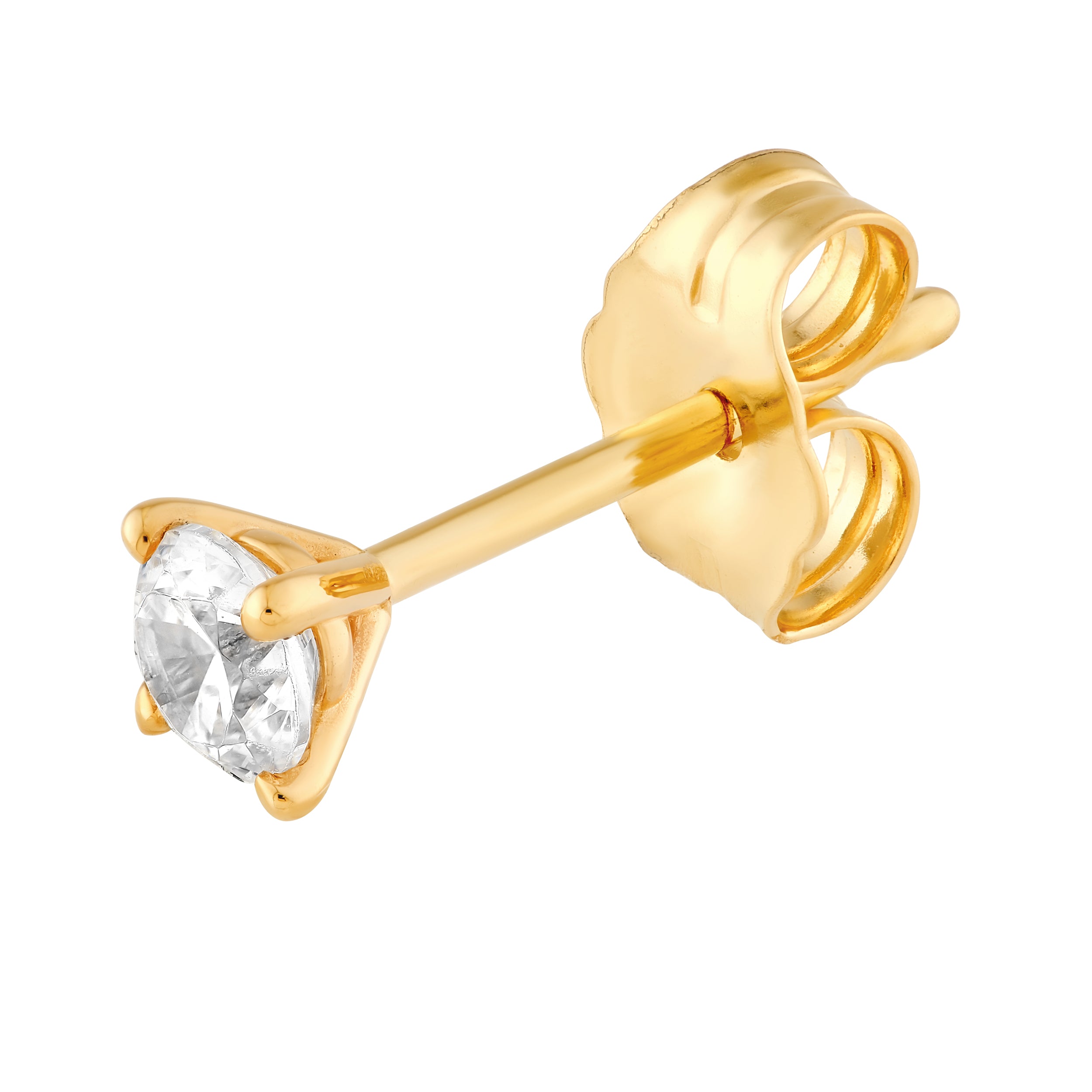 14K Gold 1/5tcw Round Diamond 4 Prong Stud Earrings Birmingham Jewelry Earrings Birmingham Jewelry 