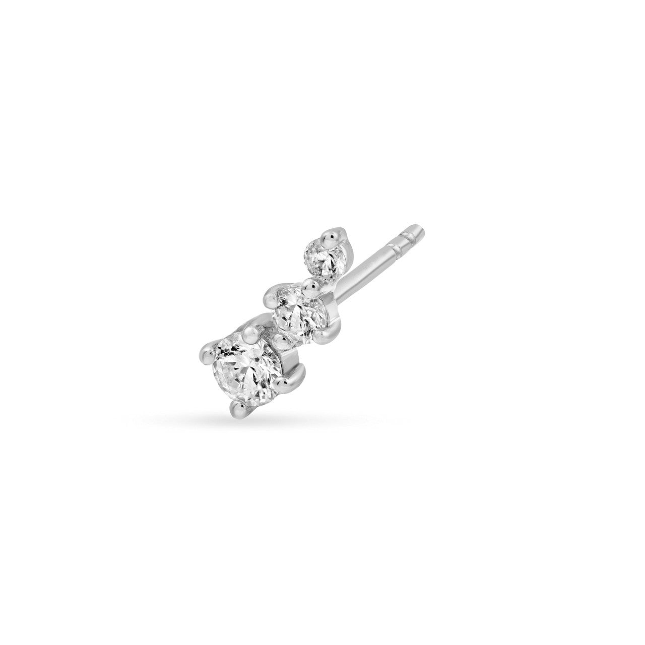 14K Gold Diamond Graduated Earrings Birmingham Jewelry Earrings Birmingham Jewelry 