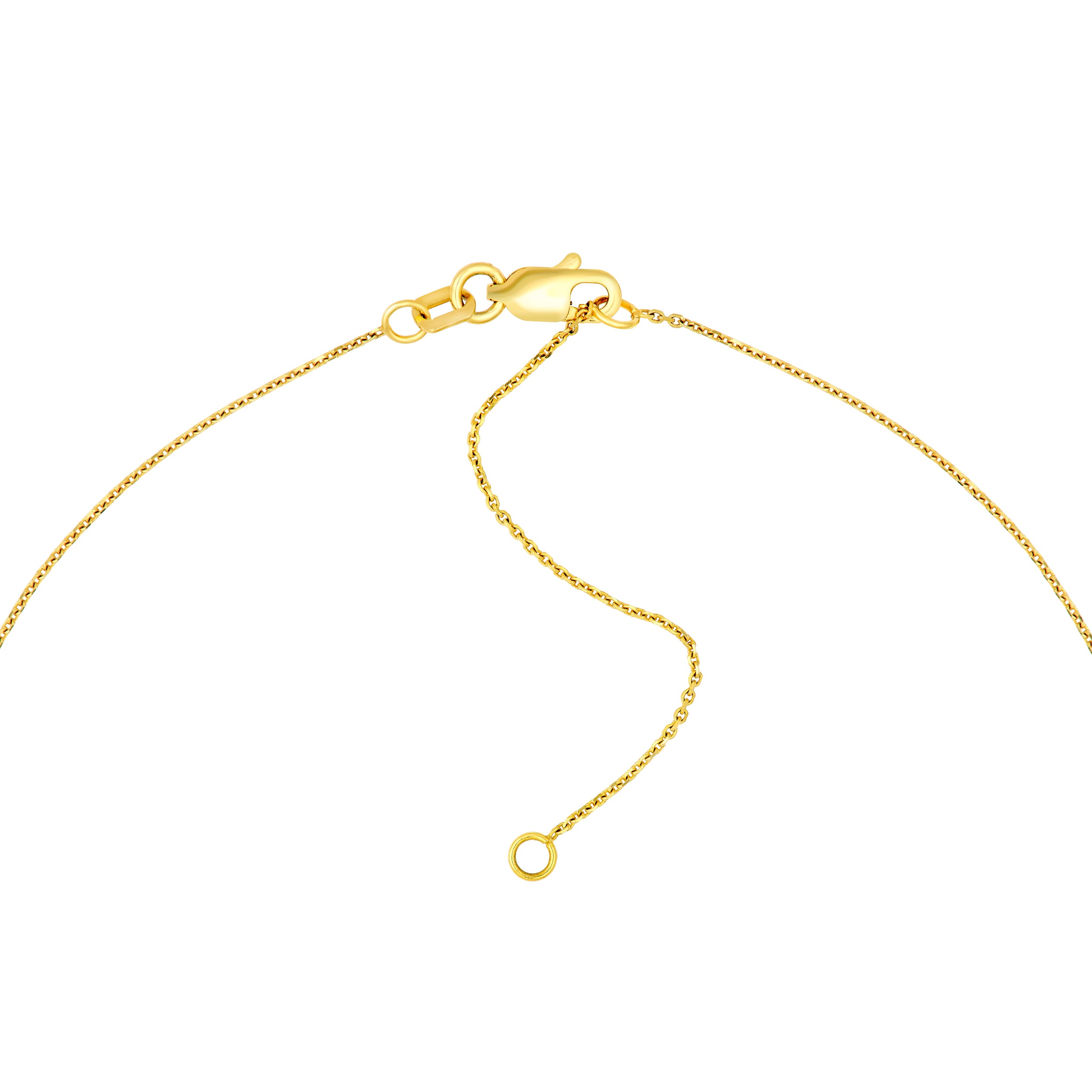 14K Yellow Gold 1-1/3tcw Toi et Moi Pink Sapphire & Diamond Bezel Necklace Birmingham Jewelry Necklace Birmingham Jewelry 